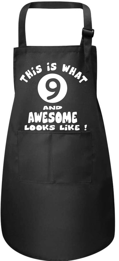 9th Birthday Gift Baking Cooking Crafting Apron