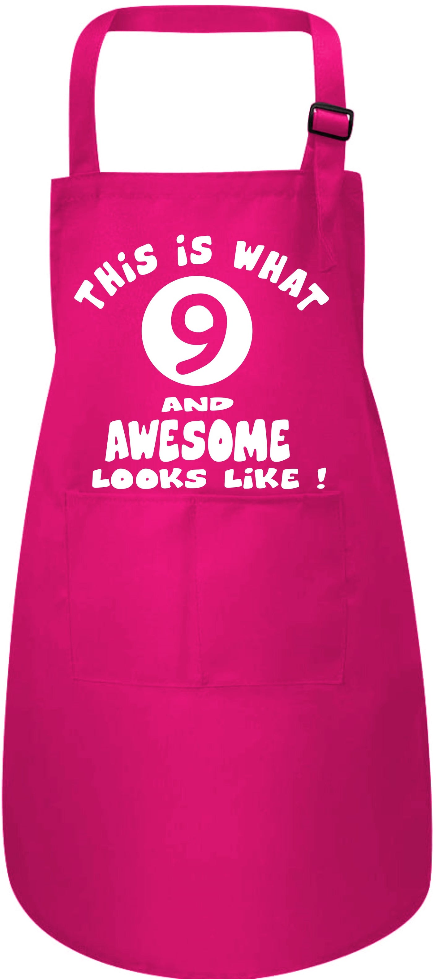 9th Birthday Gift Baking Cooking Crafting Apron