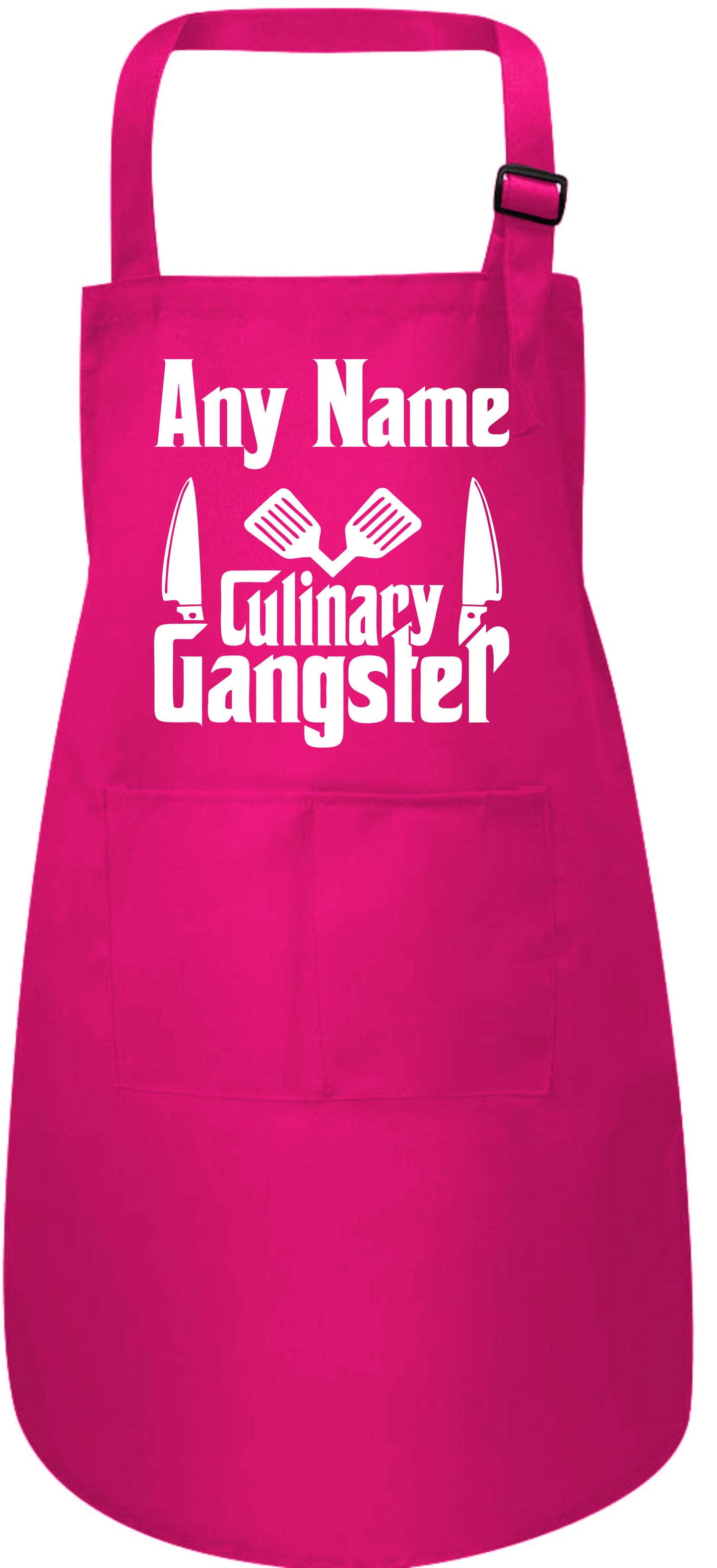 Personalised Kids Apron Culinary Gangster