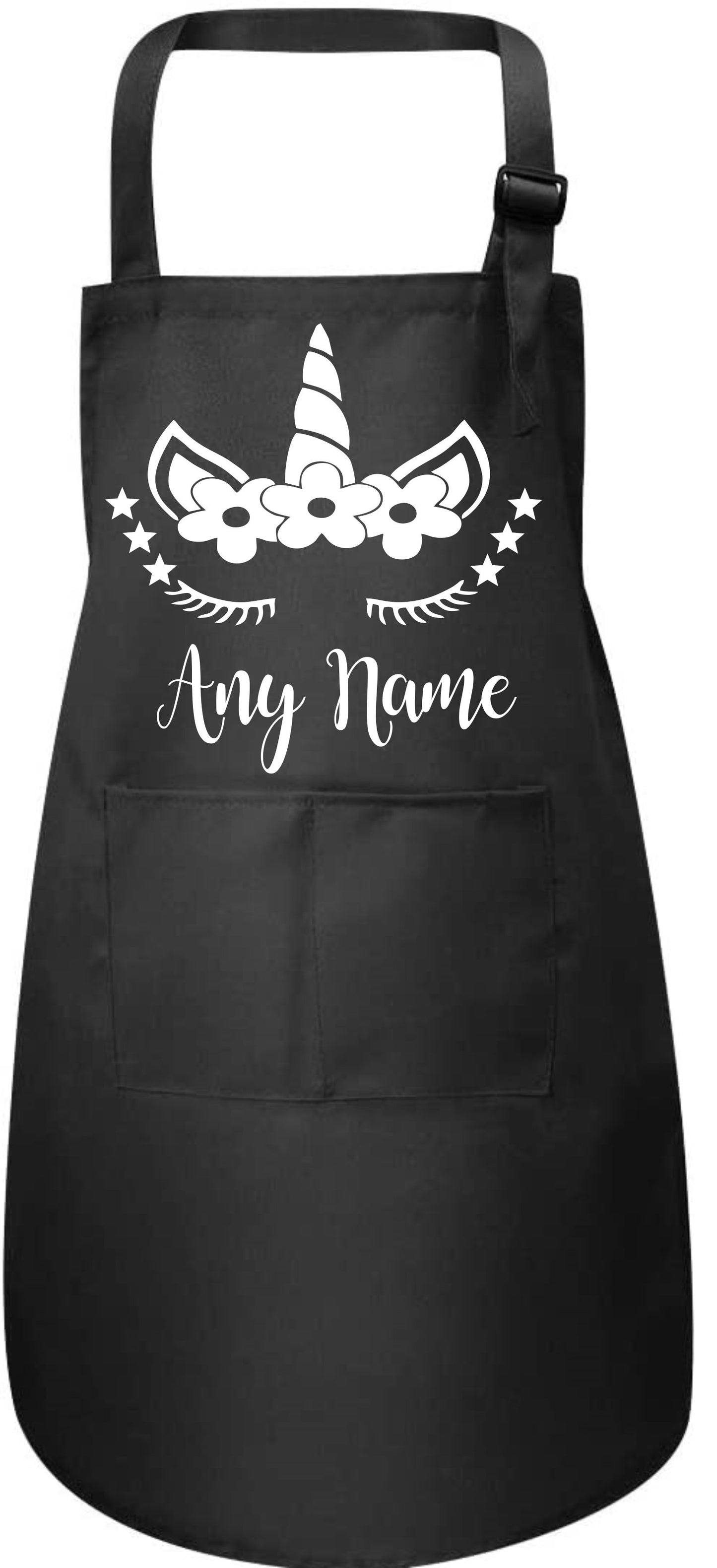 Personalised Kids Apron Unicorn Any Name