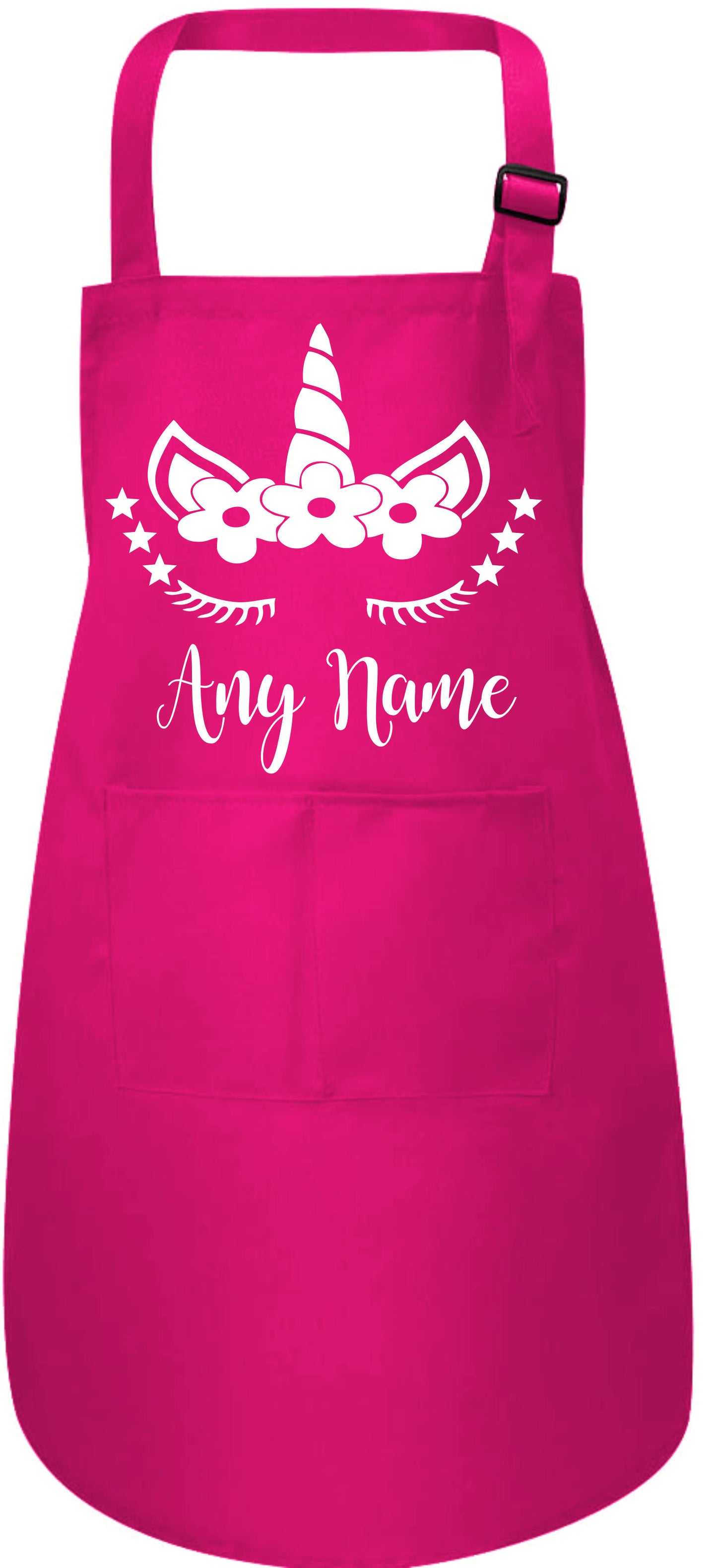 Personalised Kids Apron Unicorn Any Name