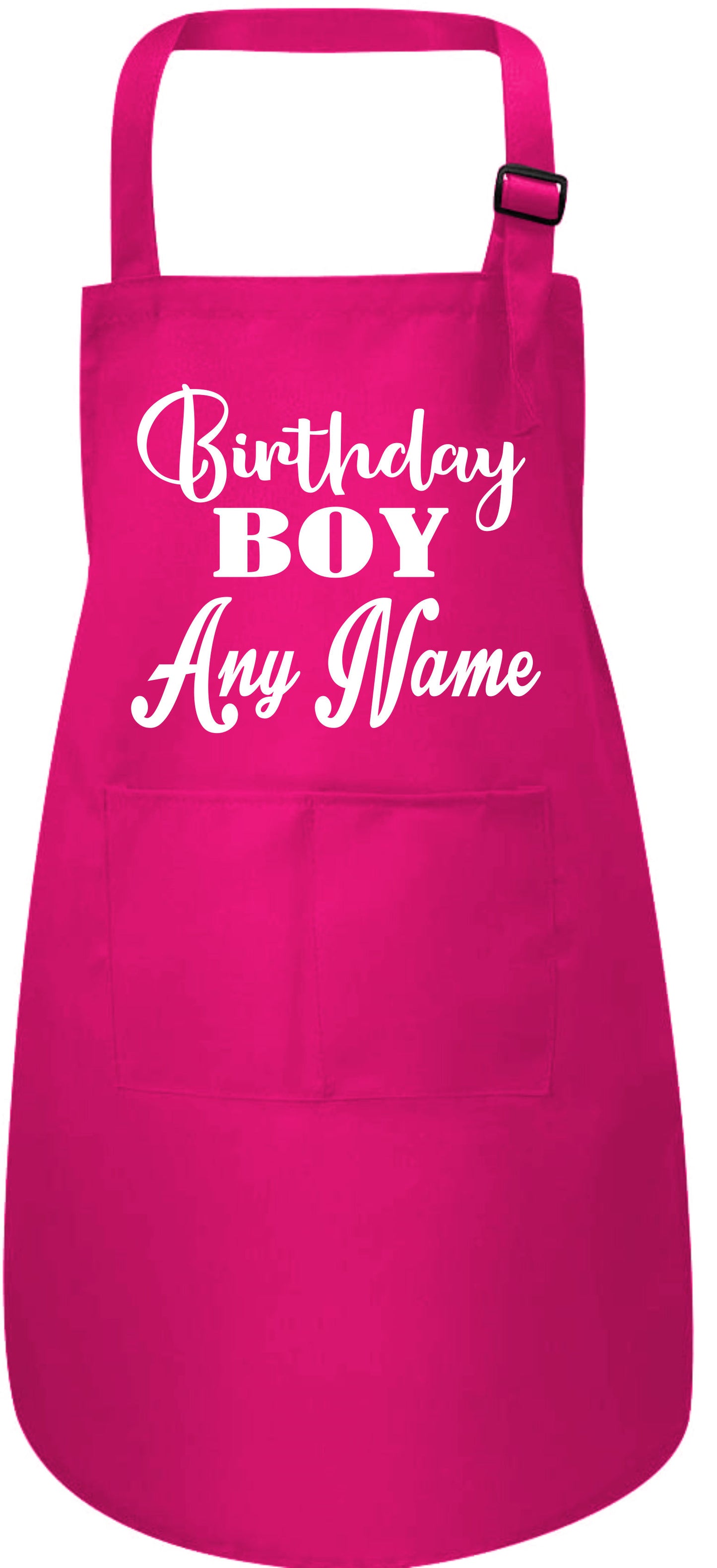 Birthday Boy Personalised Kids Apron Any Name Here