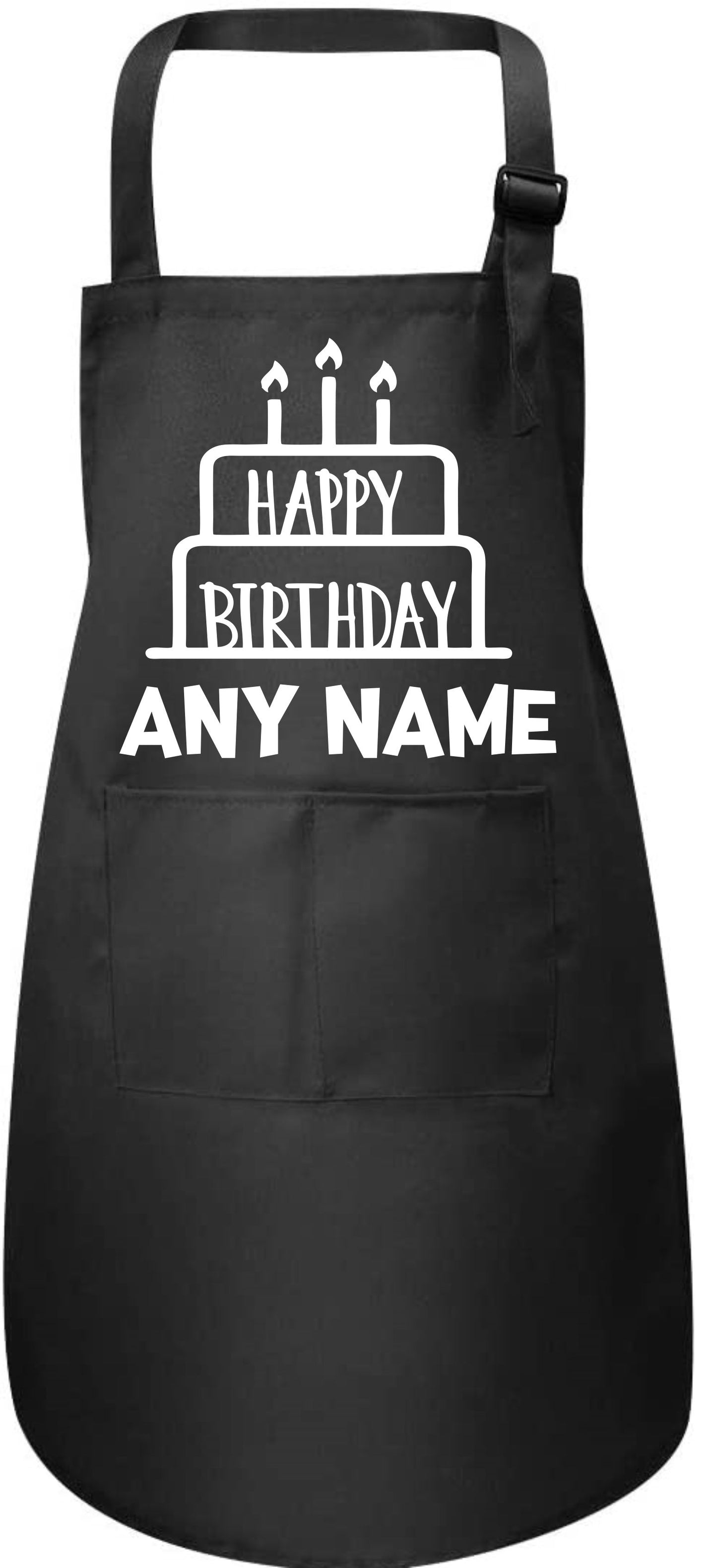 Happy Birthday Customised Kids Apron Any Name