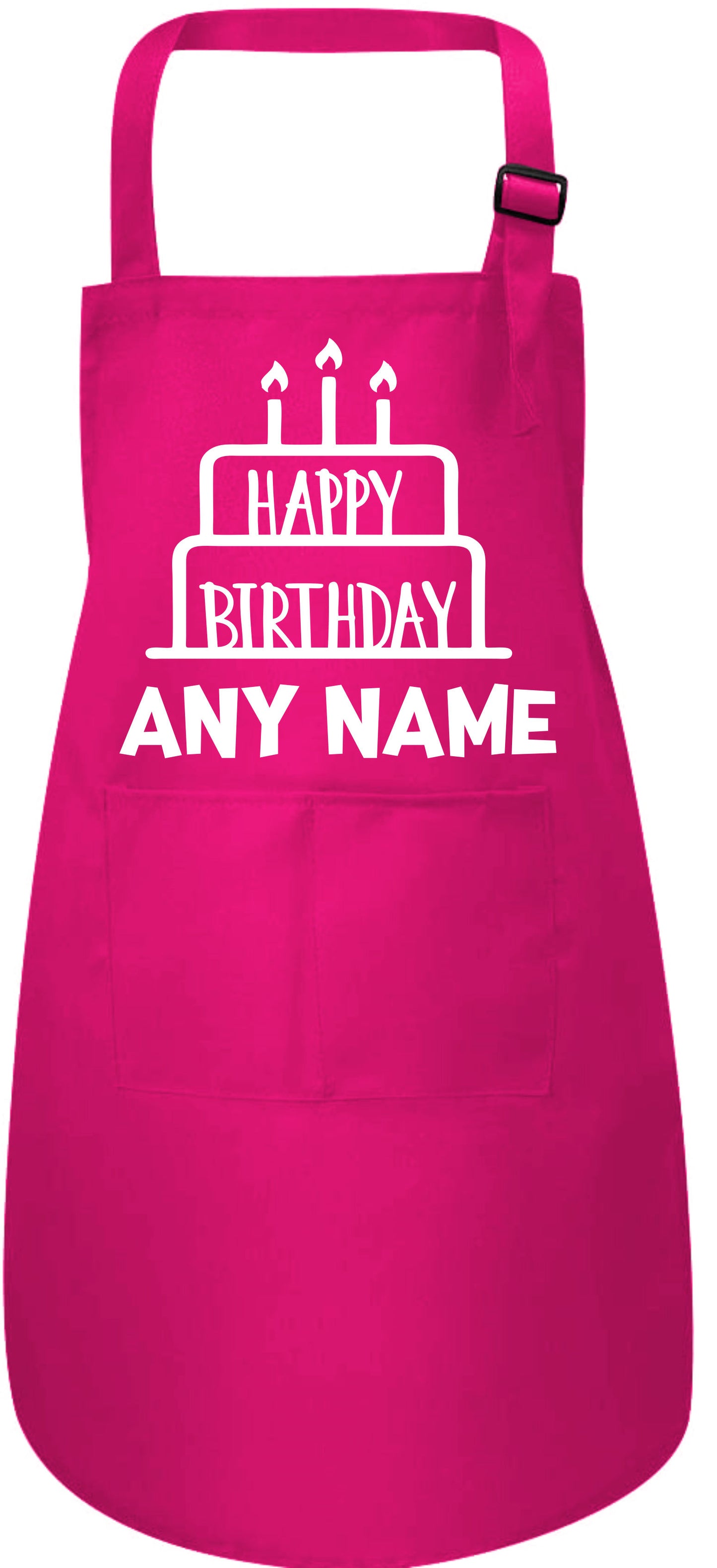 Happy Birthday Customised Kids Apron Any Name