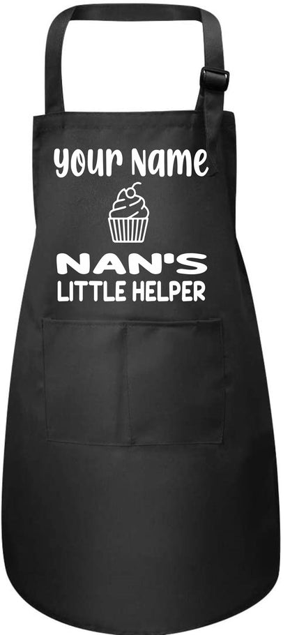 Personalised Kids Apron Nan's Little Helper