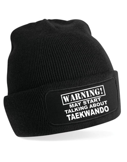 May Talk About Taekwondo Hat Martial Arts Gift For Men & Ladies Birthday