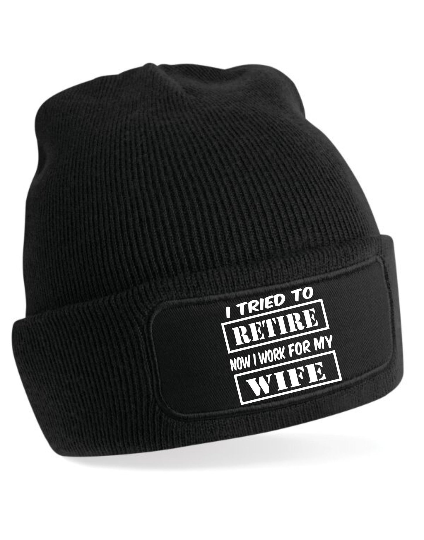 I Tried To Retire Beanie Hat Perfect For Retirement Gift For Men & Ladies