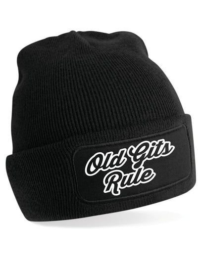 Old Gits Rule Beanie Hat Great Birthday Father's Day Gift For Men