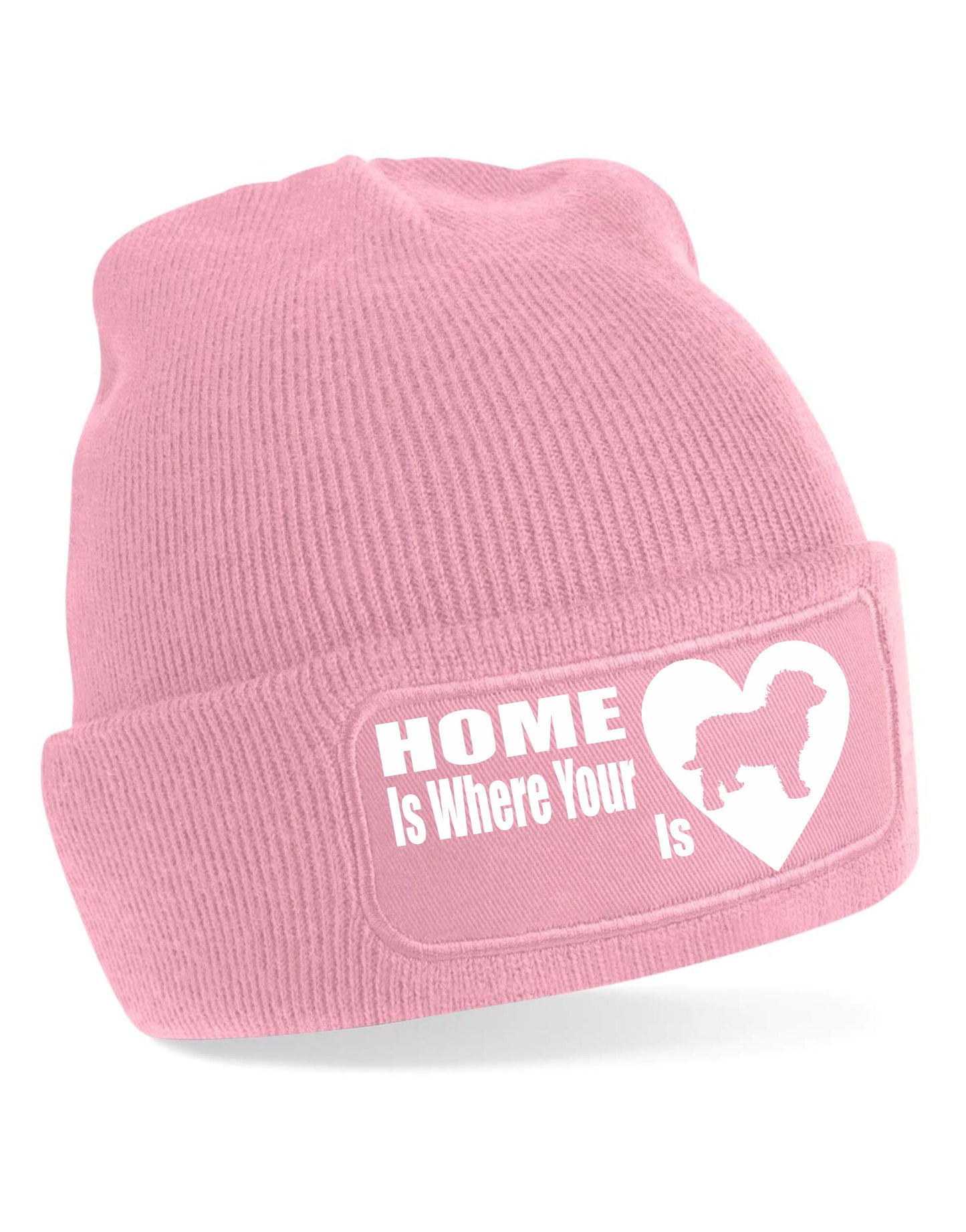 Home Is Where The Cockapoo Is Beanie Hat Dog Lovers Gift For Men & Ladies