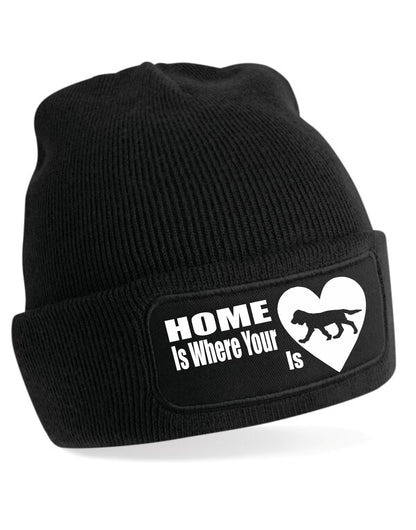 Home Is Where The Sprocker Is Beanie Hat Dog Lovers Gift For Men & Ladies