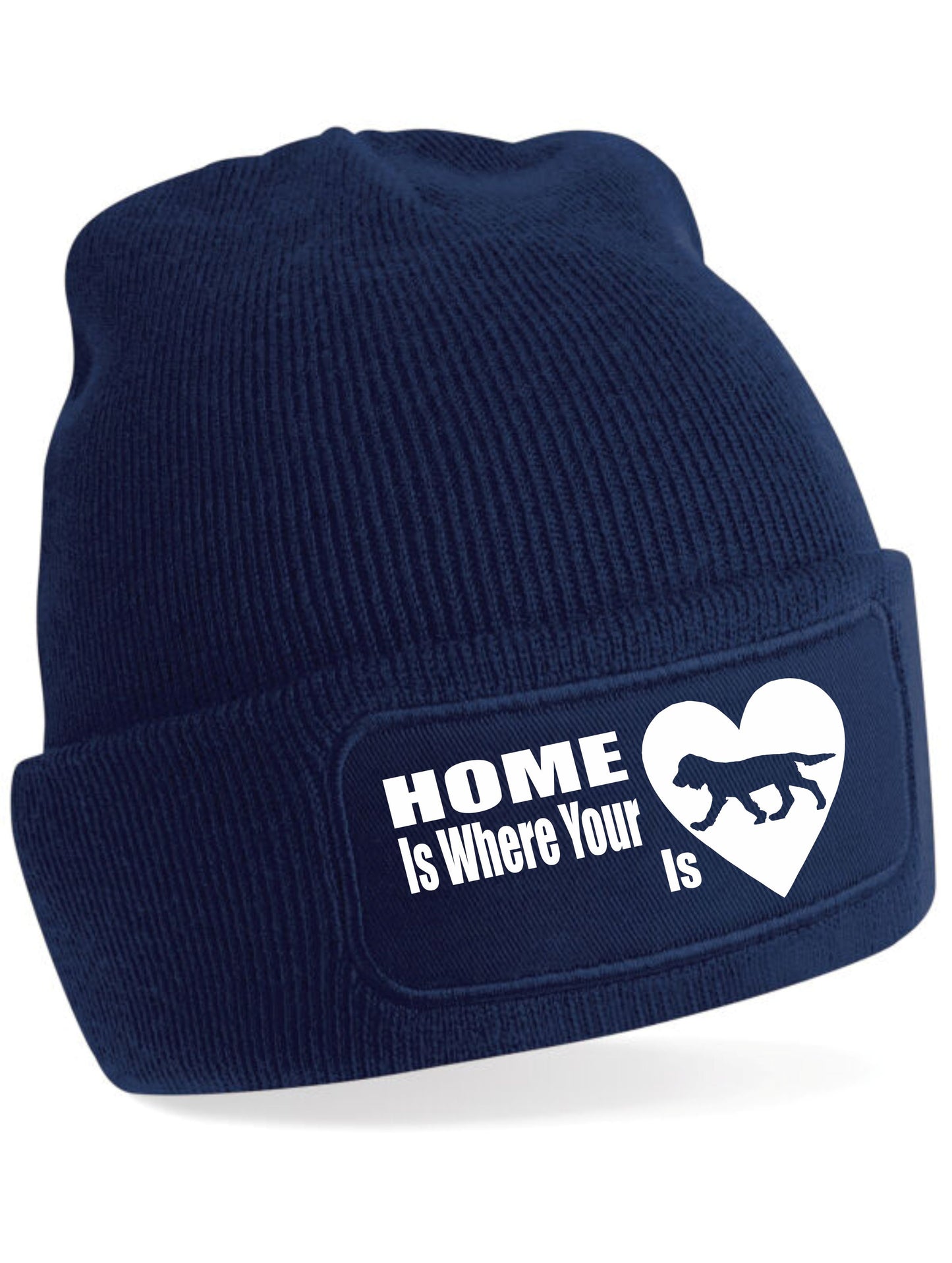Home Is Where The Sprocker Is Beanie Hat Dog Lovers Gift For Men & Ladies