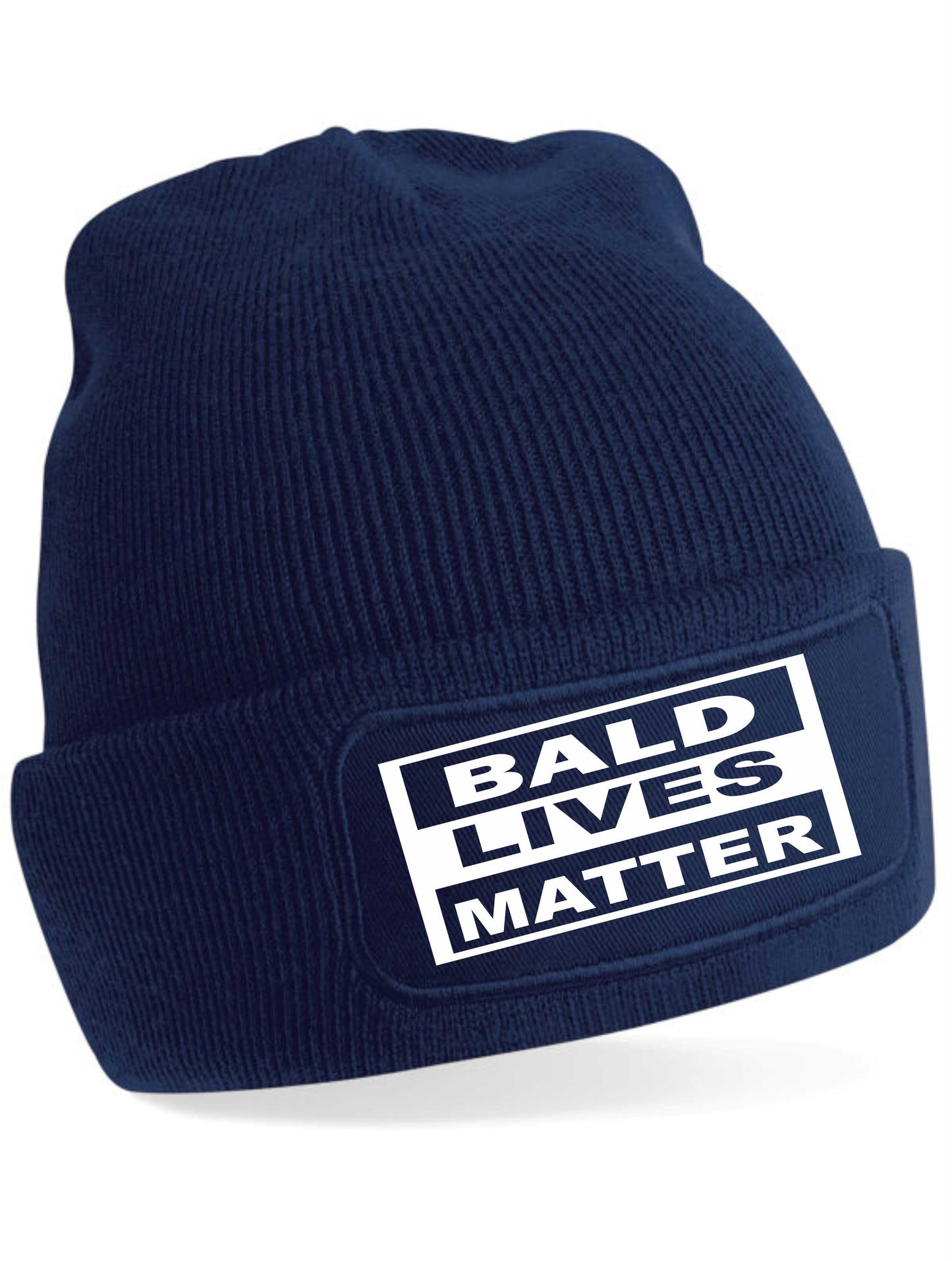 Bald Lives Matter Funny Birthday Gift For Men Fathers Day Beanie Hat