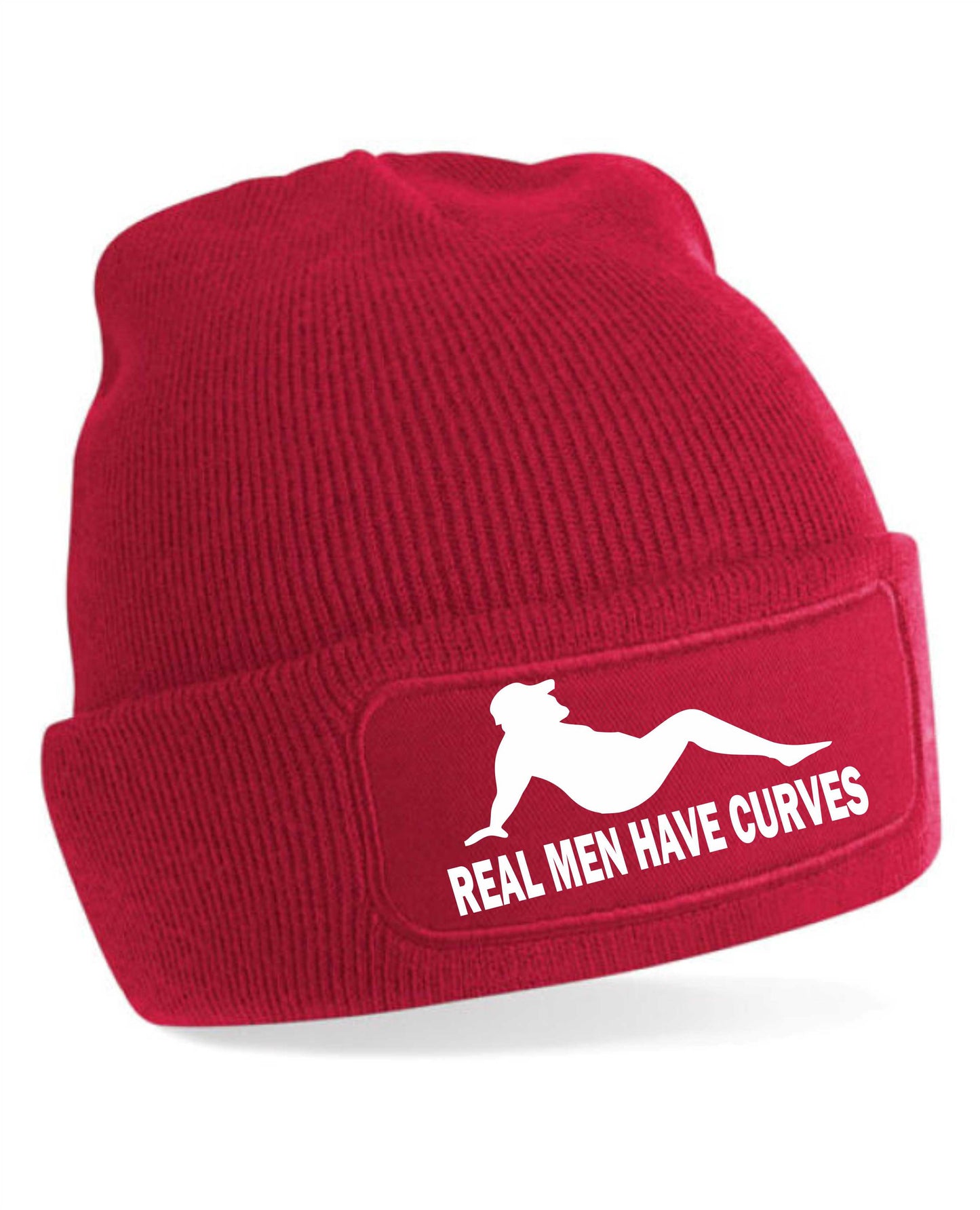 Real Men Have Curves Beanie Hat Funny Birthday Gift For Men