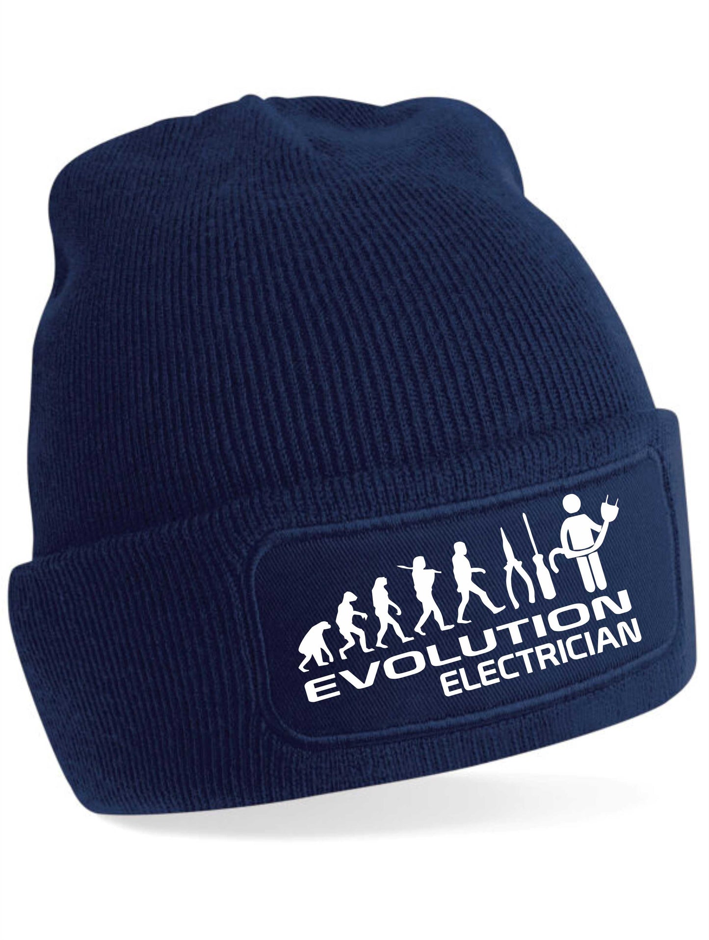 Evolution Of A Electrician Beanie Hat Work Related Gift For Men & Ladies