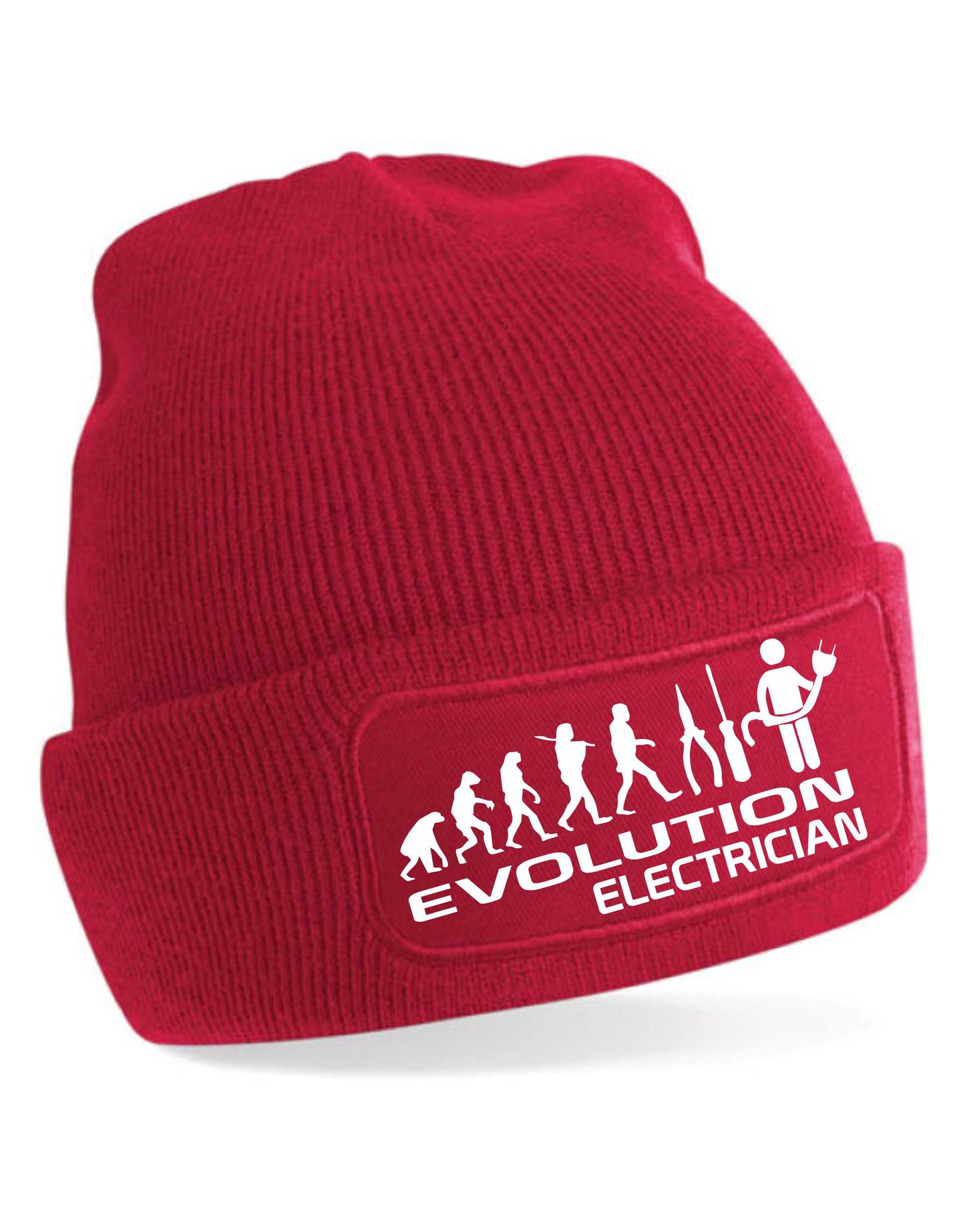 Evolution Of A Electrician Beanie Hat Work Related Gift For Men & Ladies