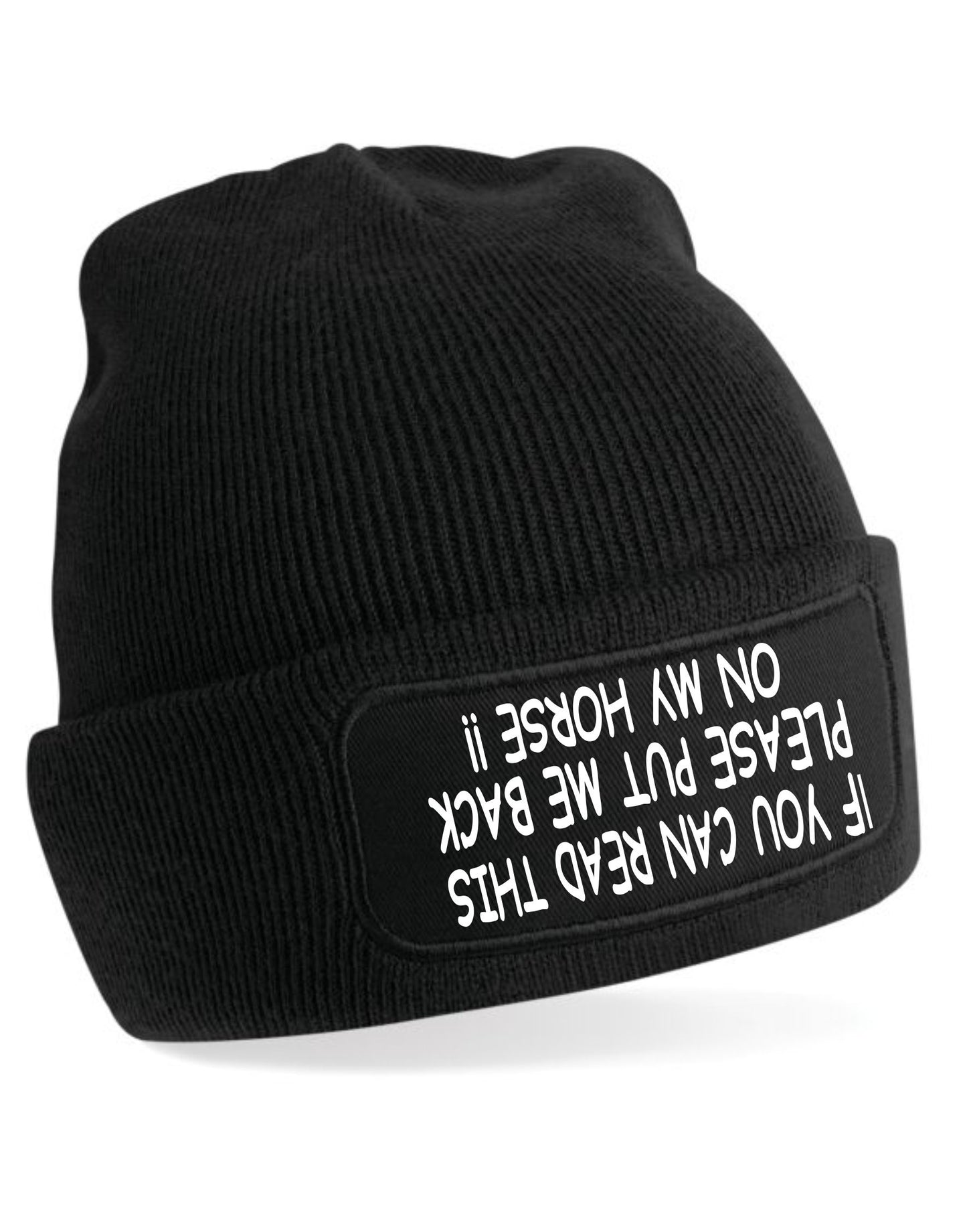 If You Can Read This Horse Riding Beanie Hat Gift Idea for Horse Lovers