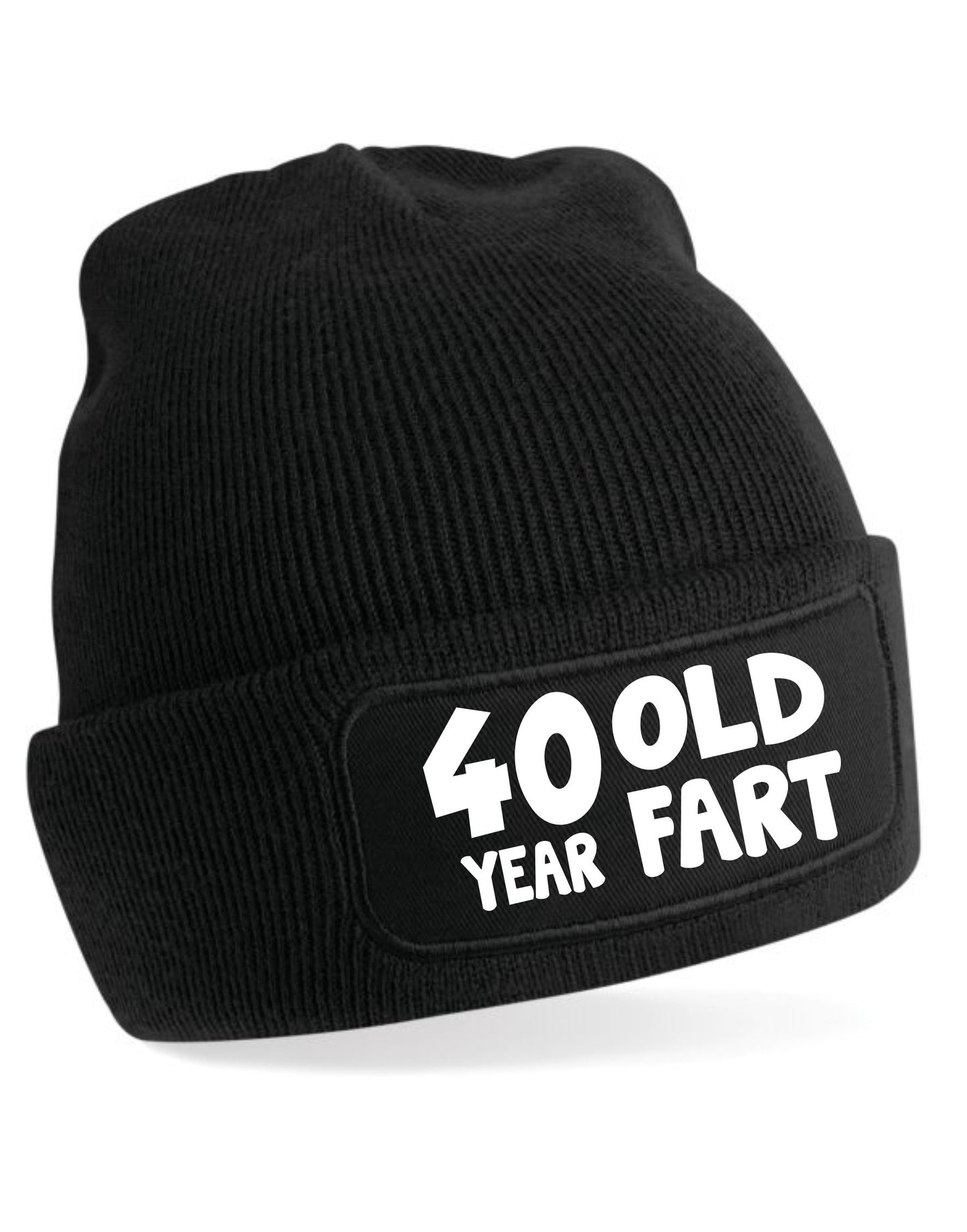 40 Year Old Fart Beanie Hat 40th Birthday Gift For Men & Ladies