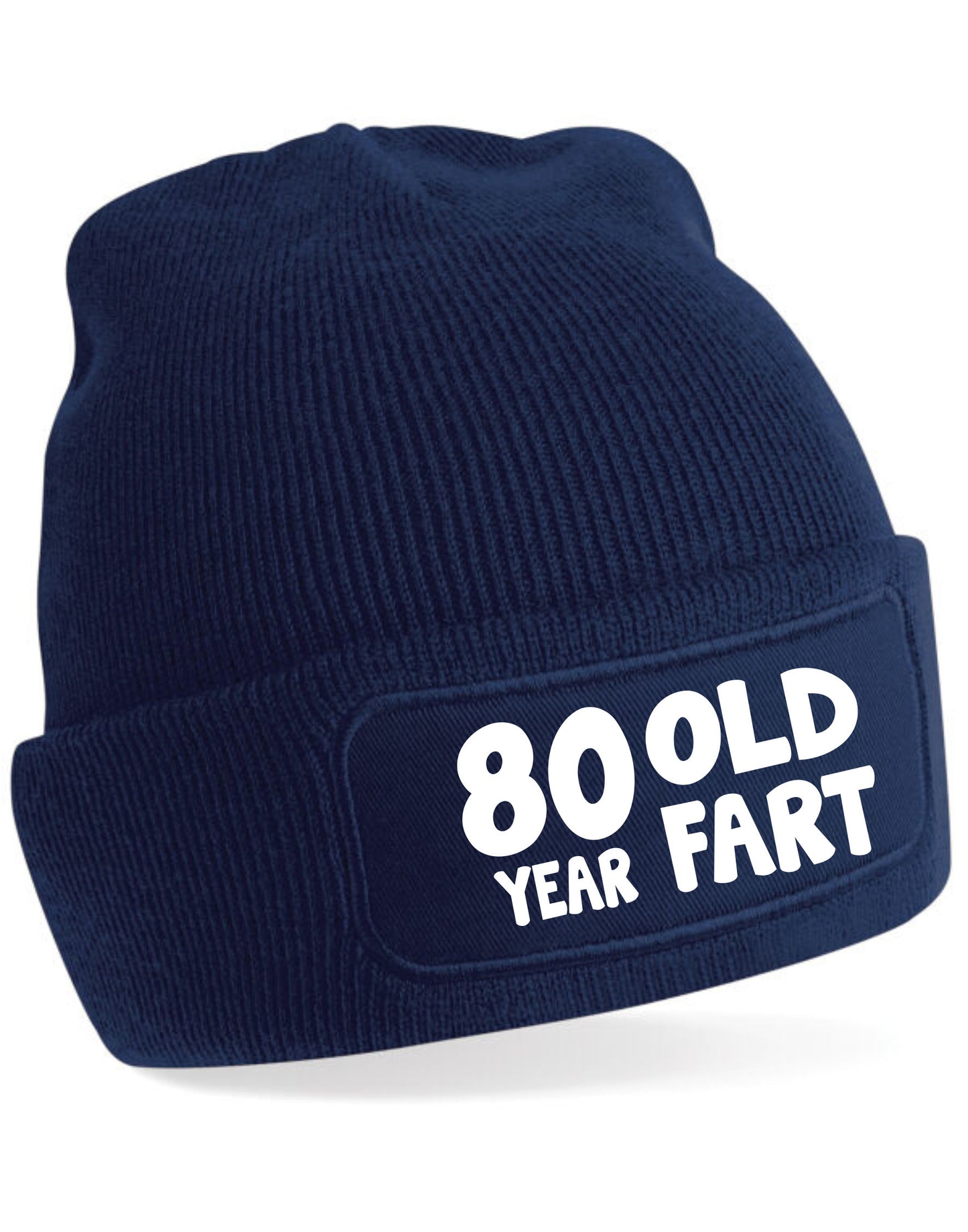 80 Year Old Fart Beanie Hat 80th Birthday Gift For Men & Ladies