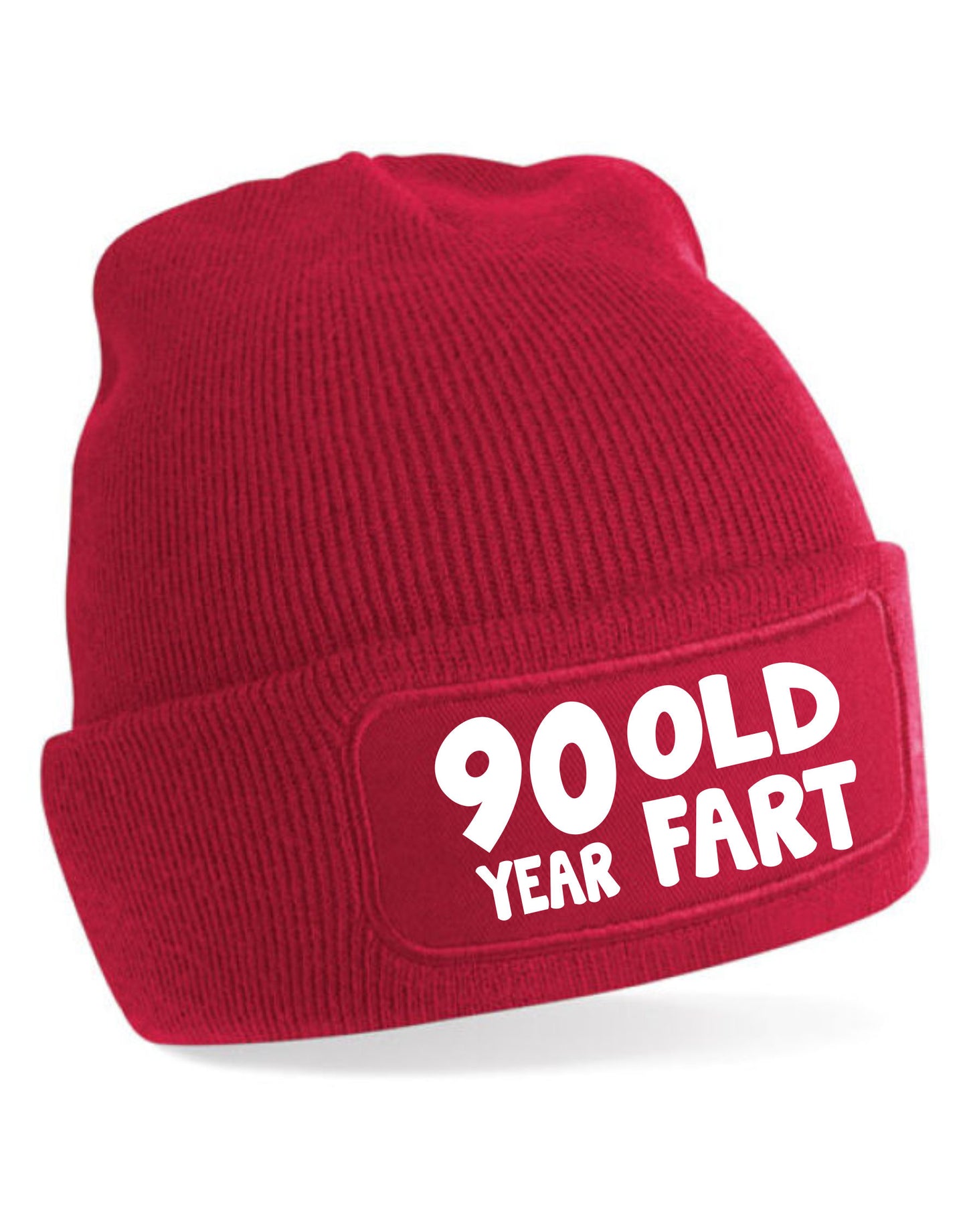 90 Year Old Fart Beanie Hat 90th Birthday Gift For Men & Ladies