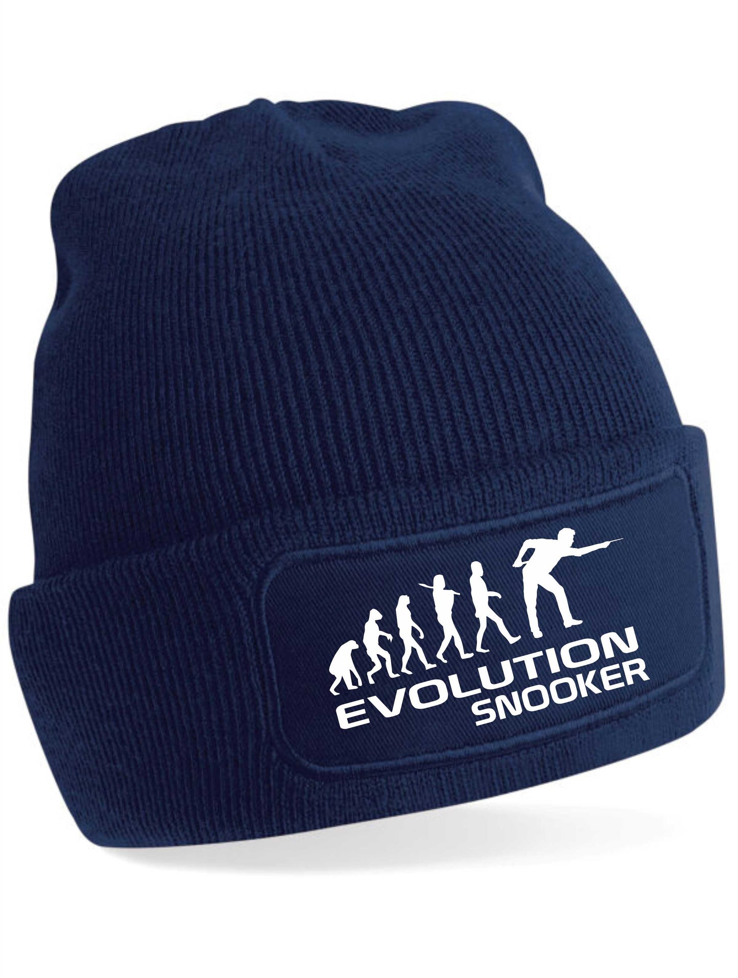 Evolution Of Snooker Beanie Hat Sport Hobby Birthday Gift For Men & Ladies