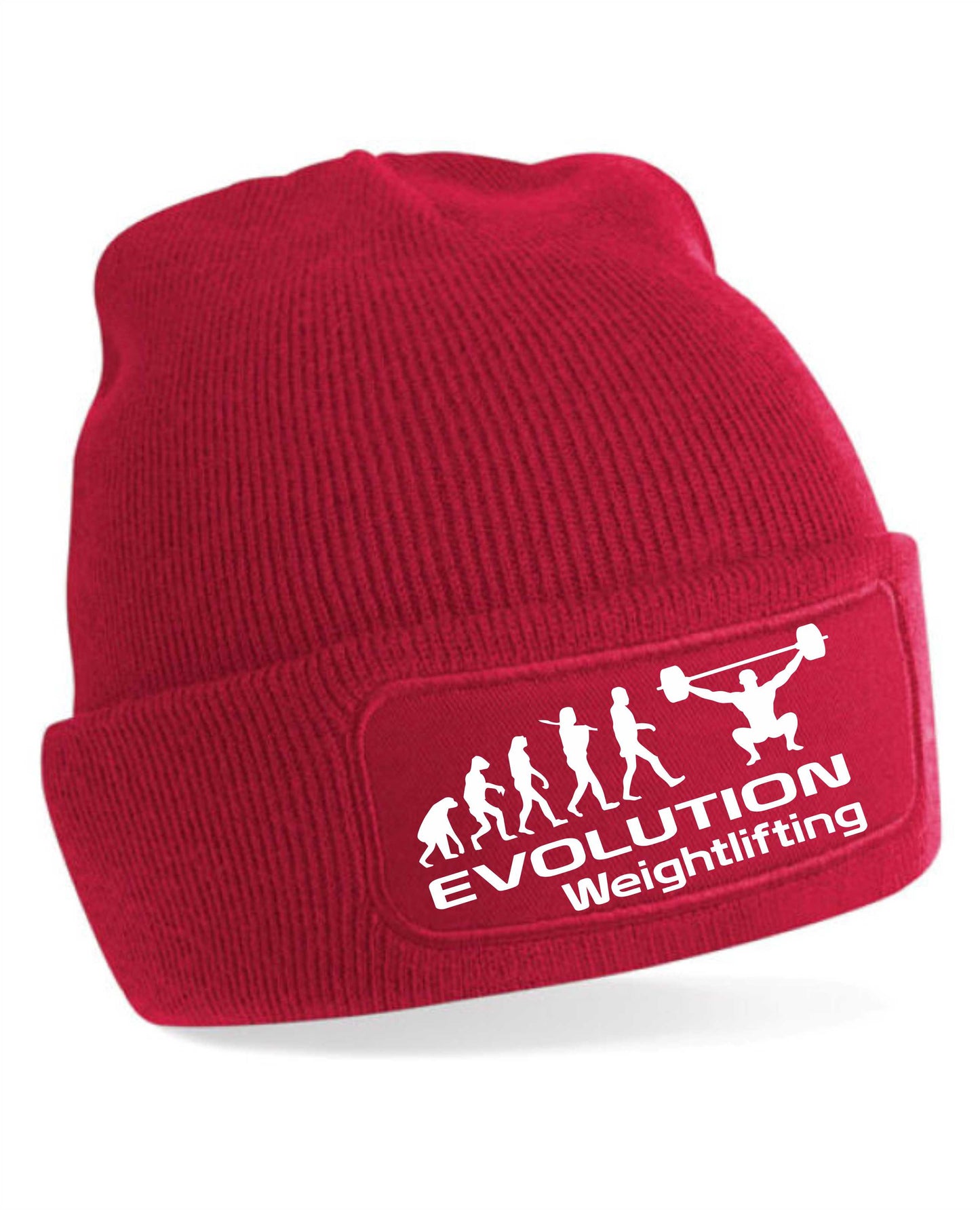 Evolution Of  Weightligting Beanie Hat Sport Birthday Gift For Men & Ladies