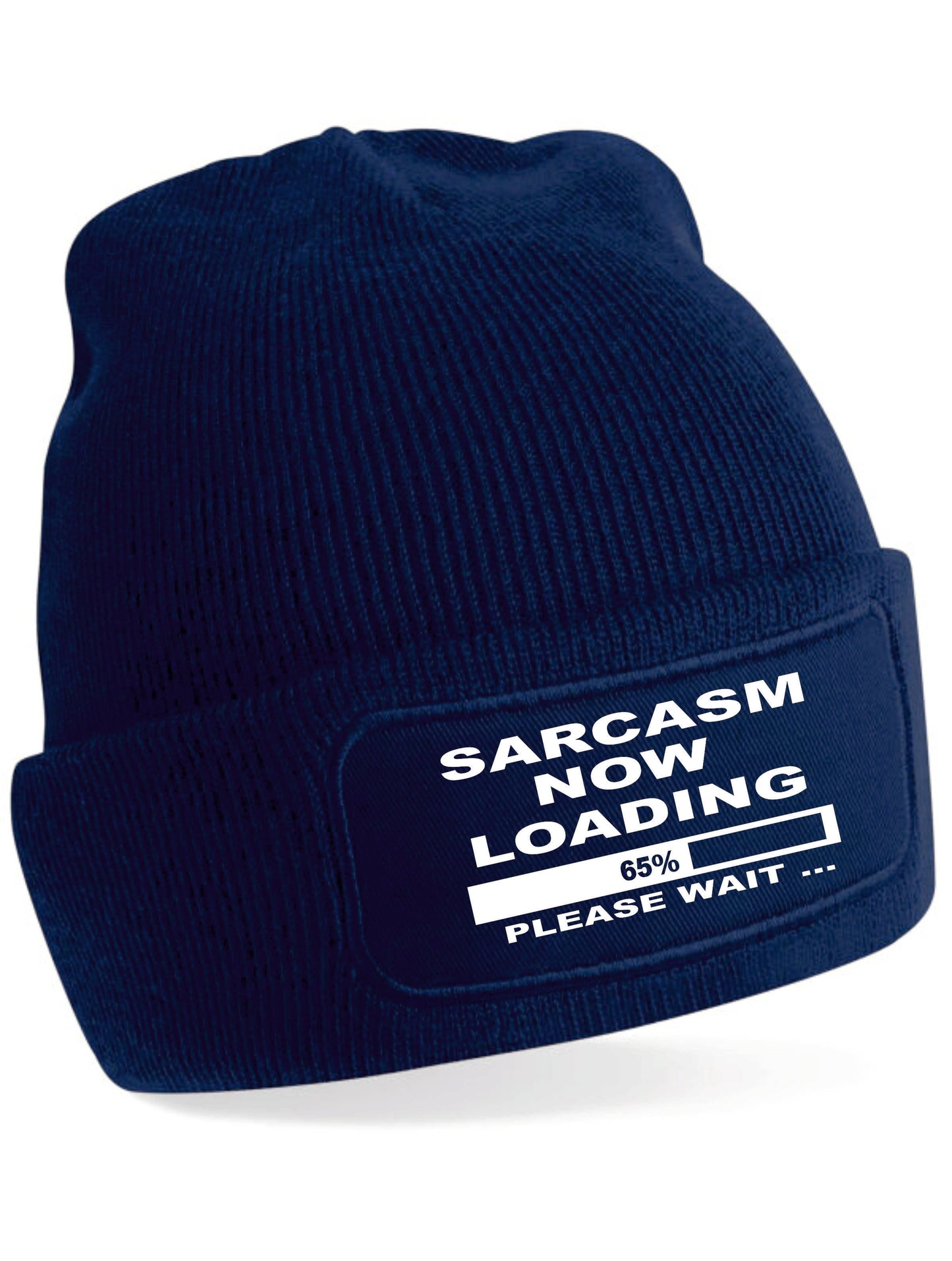 Sarcasm Loading Beanie Slogan Funny Birthday Gift Great For Men & Women