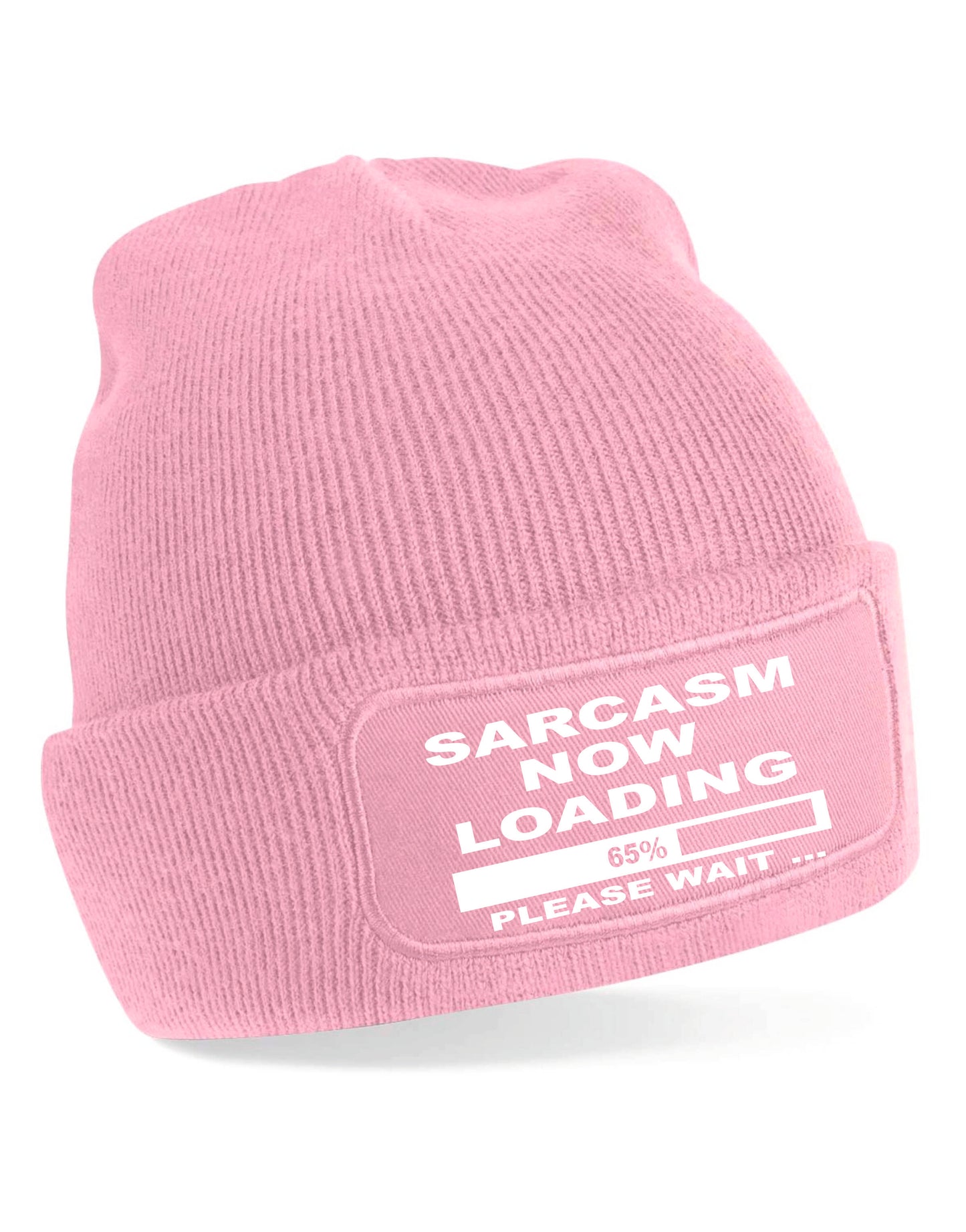 Sarcasm Loading Beanie Slogan Funny Birthday Gift Great For Men & Women