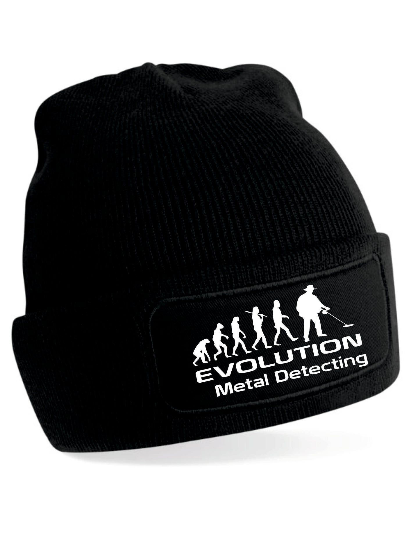 Evolution Of Metal Detecting Beanie Birthday Gift Great For Men & Women