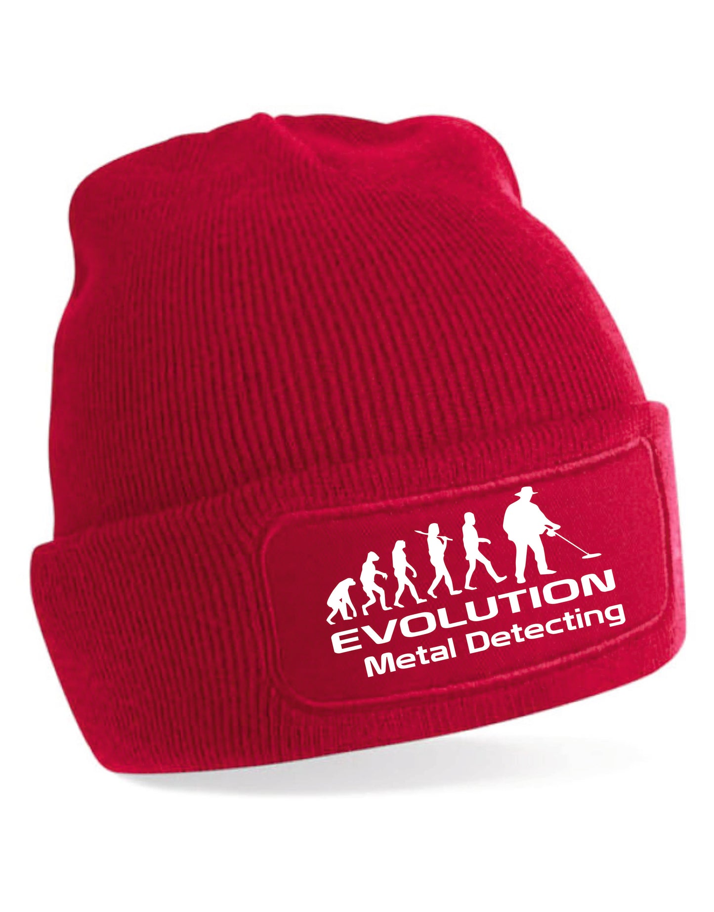 Evolution Of Metal Detecting Beanie Birthday Gift Great For Men & Women