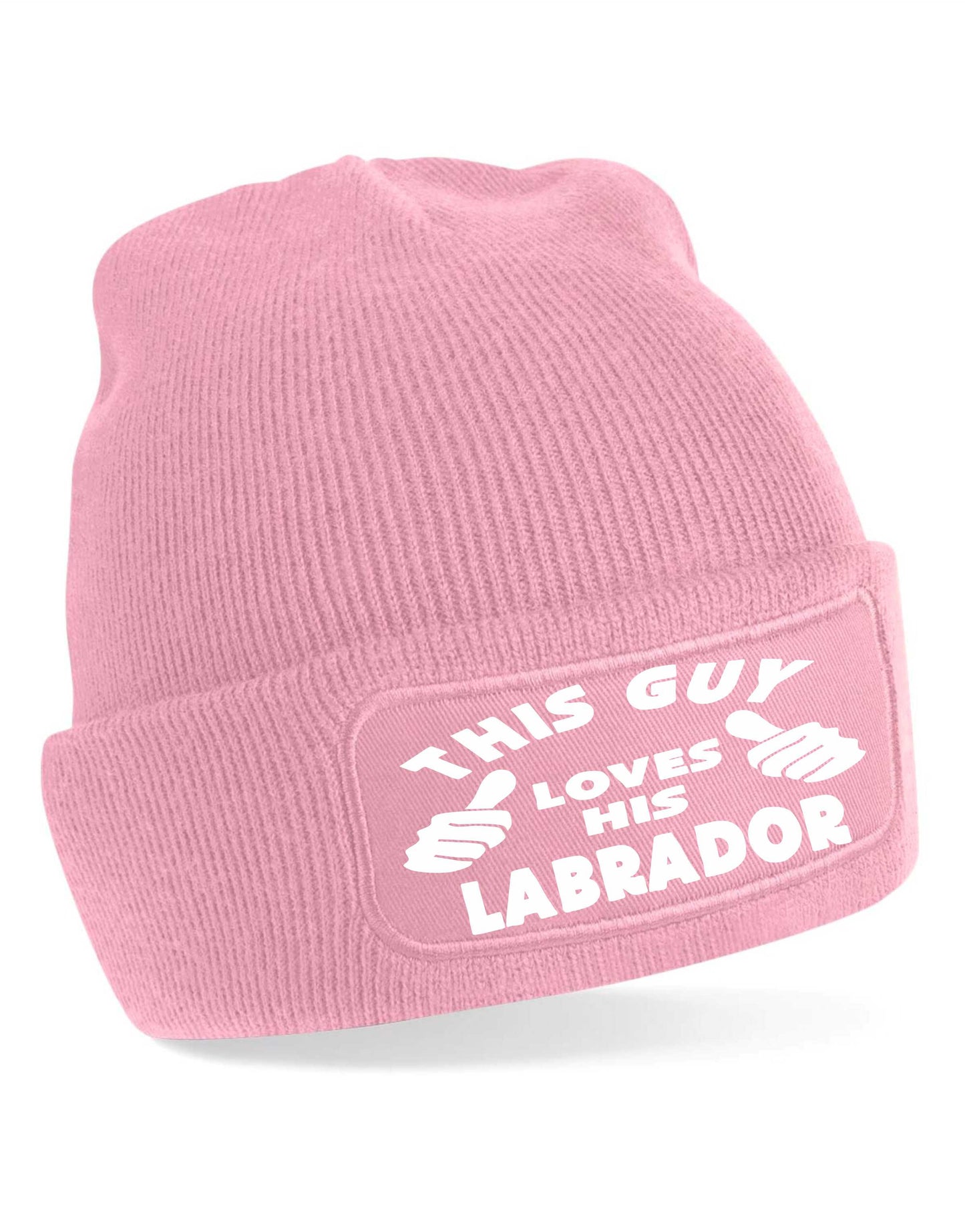 This Guy Loves His Labrador Beanie Hat Funny Dog Lovers Gift For Men