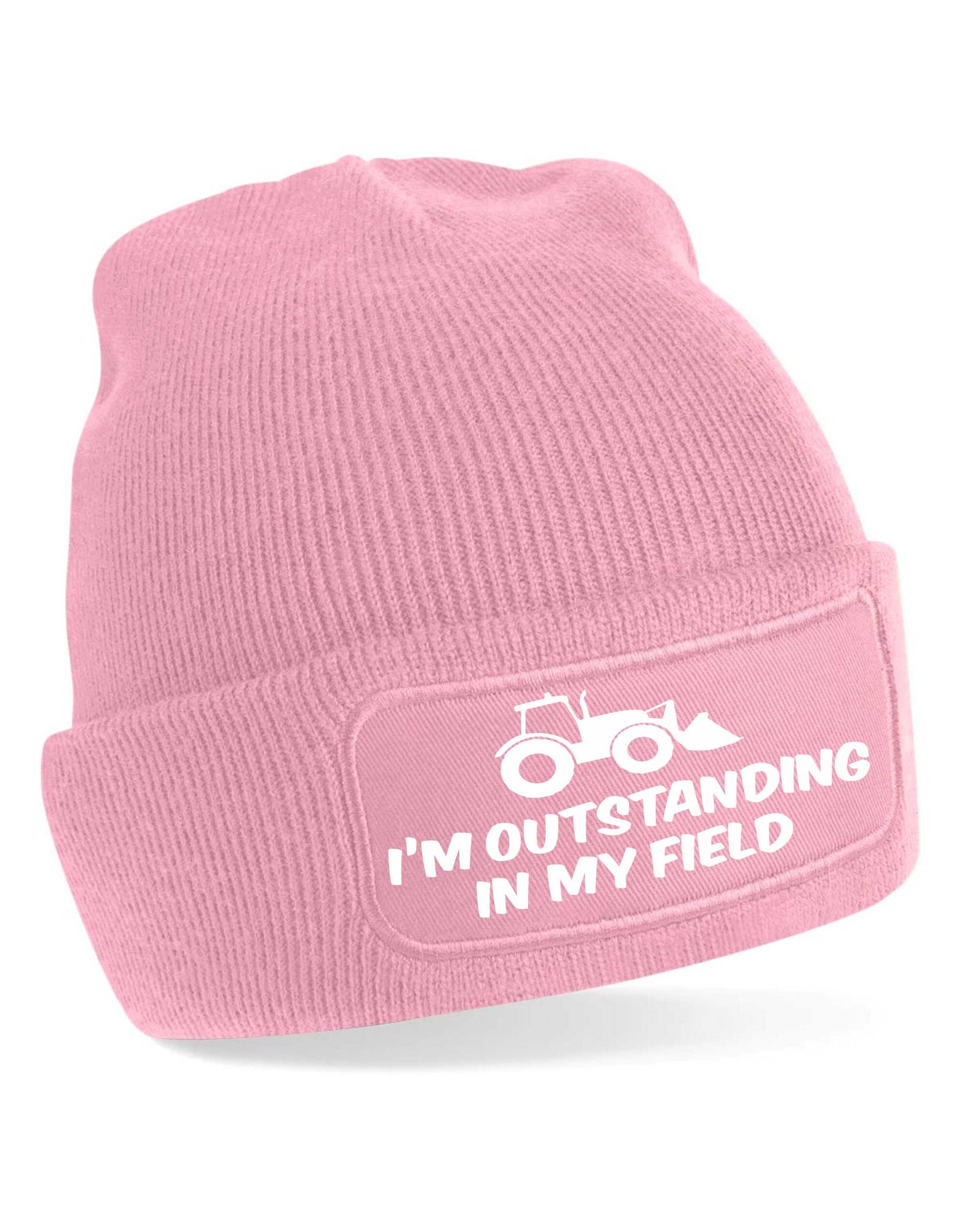 I'm Outstanding In My Field Beanie Hat Gift For Any Farmers For Men & Ladies