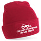 I'm Outstanding In My Field Beanie Hat Gift For Any Farmers For Men & Ladies