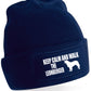 Keep Calm & Walk Leonberger Beanie Hat Dog Lovers Gift Great For Men & Ladies