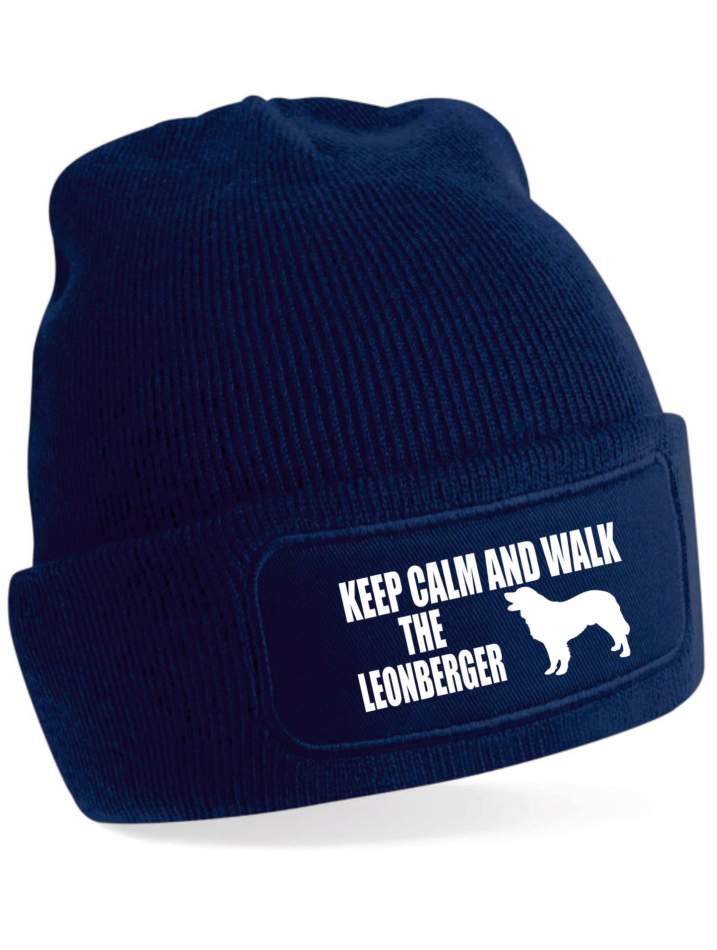 Keep Calm & Walk Leonberger Beanie Hat Dog Lovers Gift Great For Men & Ladies