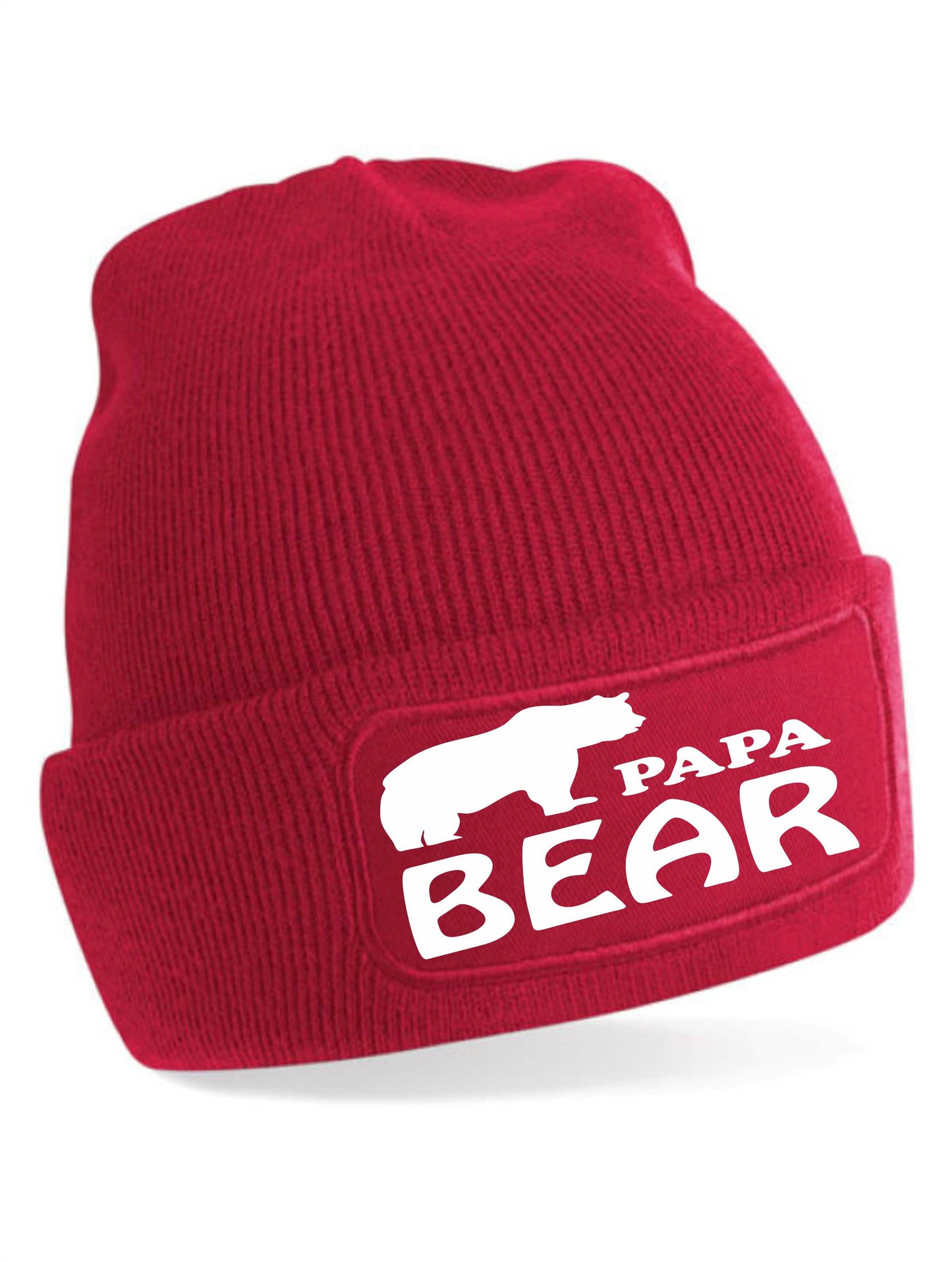 Papa Bear Father's Day Present Gift For Men Beanie Hat