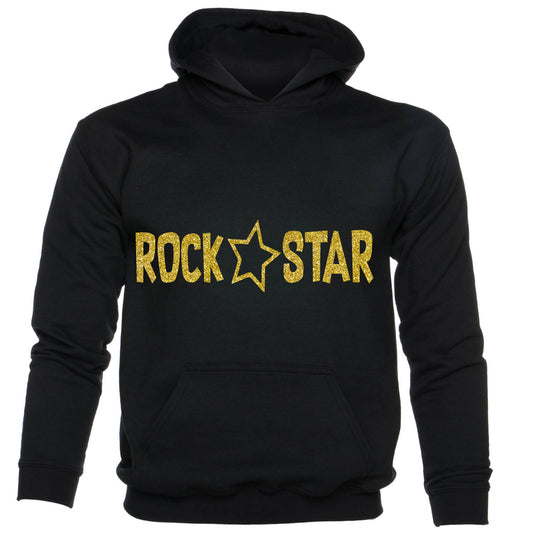 Rock Star Pop Princess Hoodie Kids Birthday Hoodie Girls