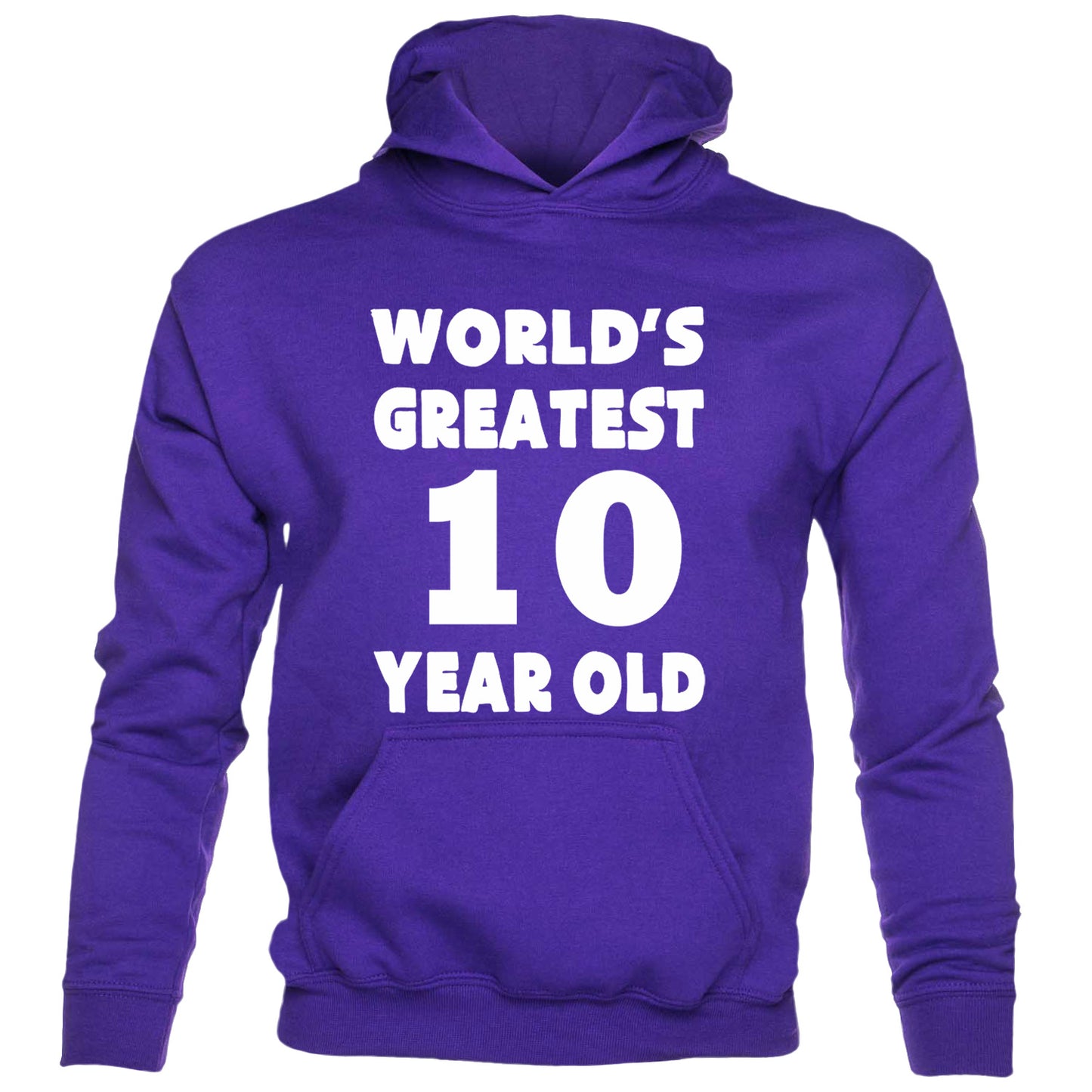 Worlds Greatest 10 Year Old 10th Birthday Hoodie