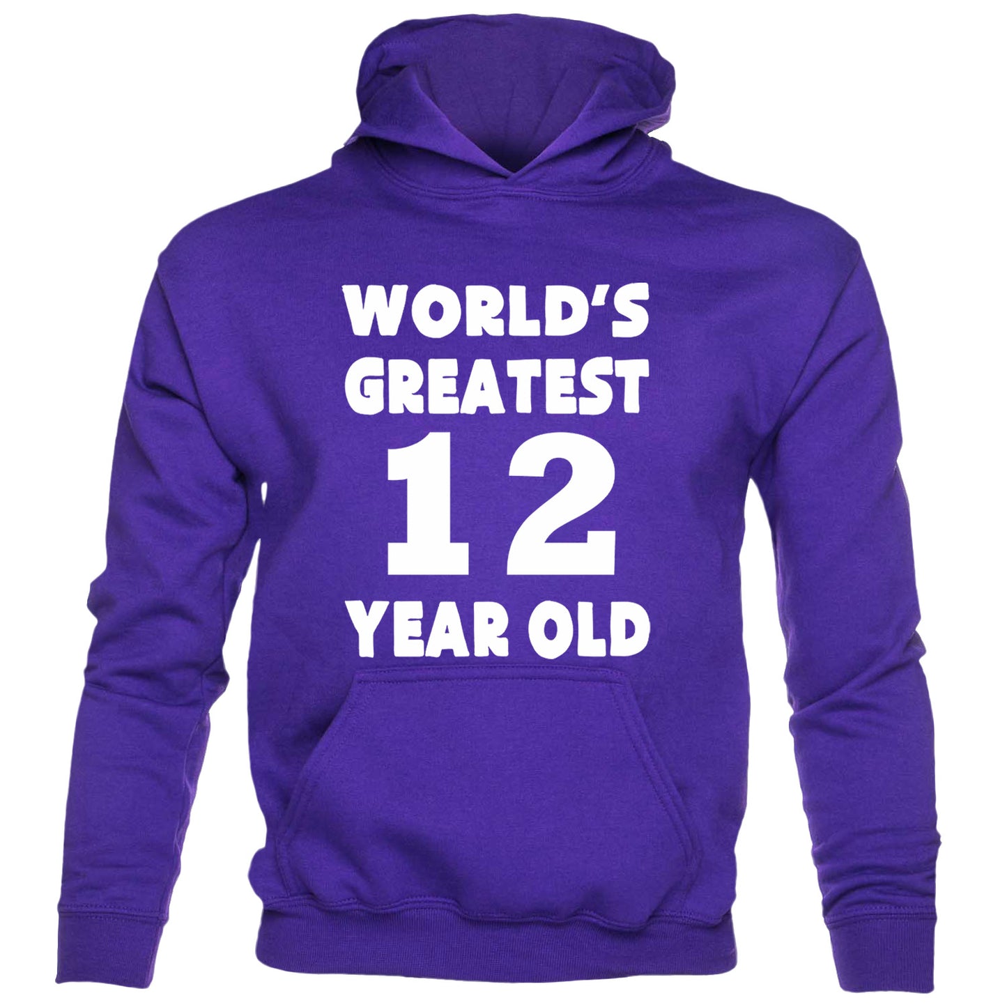 Worlds Greatest 12 Year Old 12th Birthday Hoodie