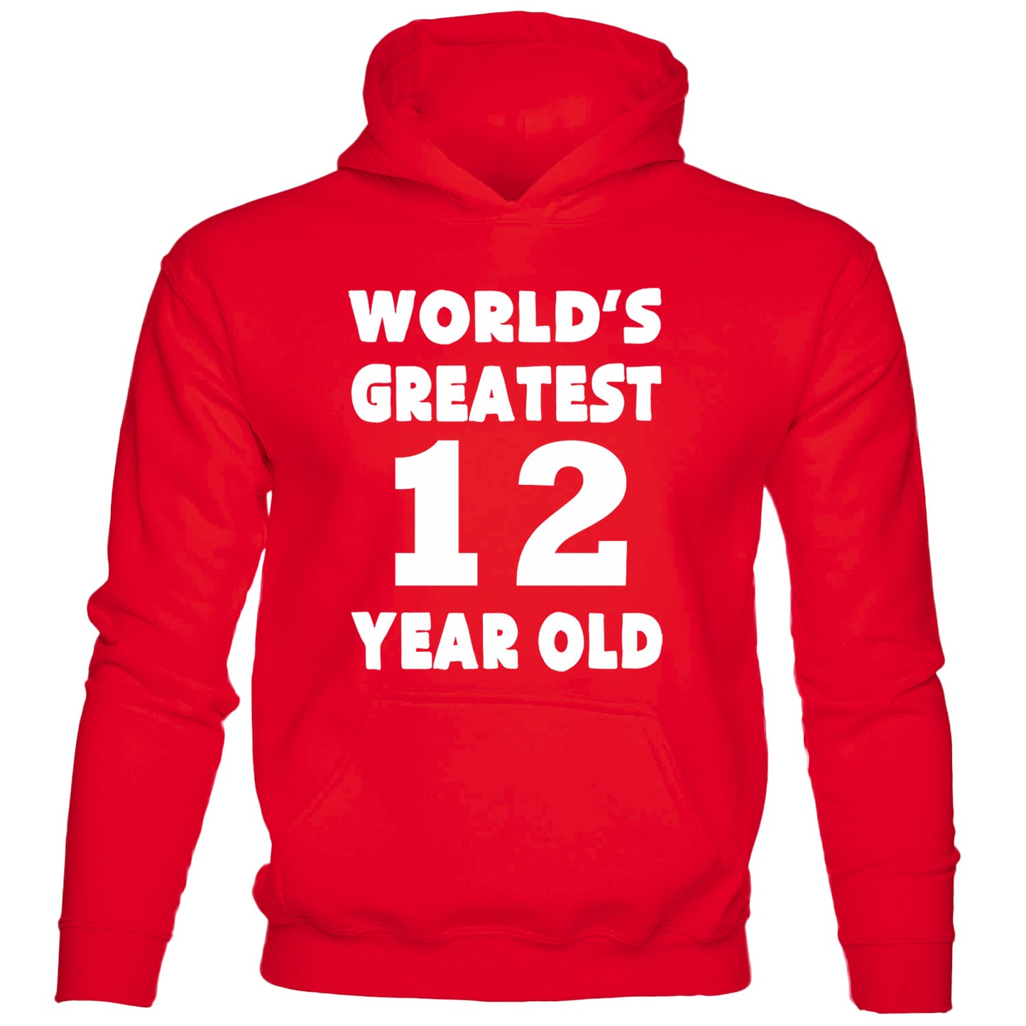 Worlds Greatest 12 Year Old 12th Birthday Hoodie