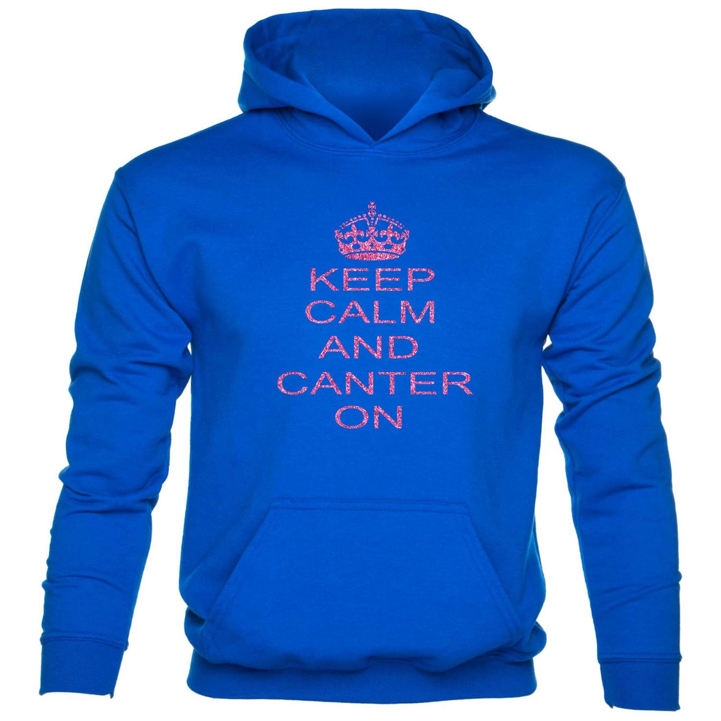 Keep Calm & Canter Pony Horse Riding Hoodie