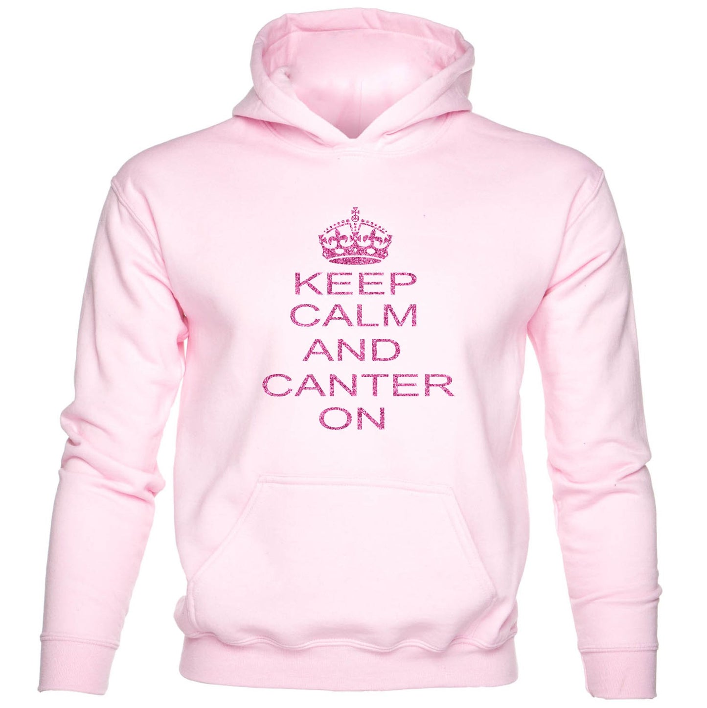 Keep Calm & Canter Pony Horse Riding Hoodie