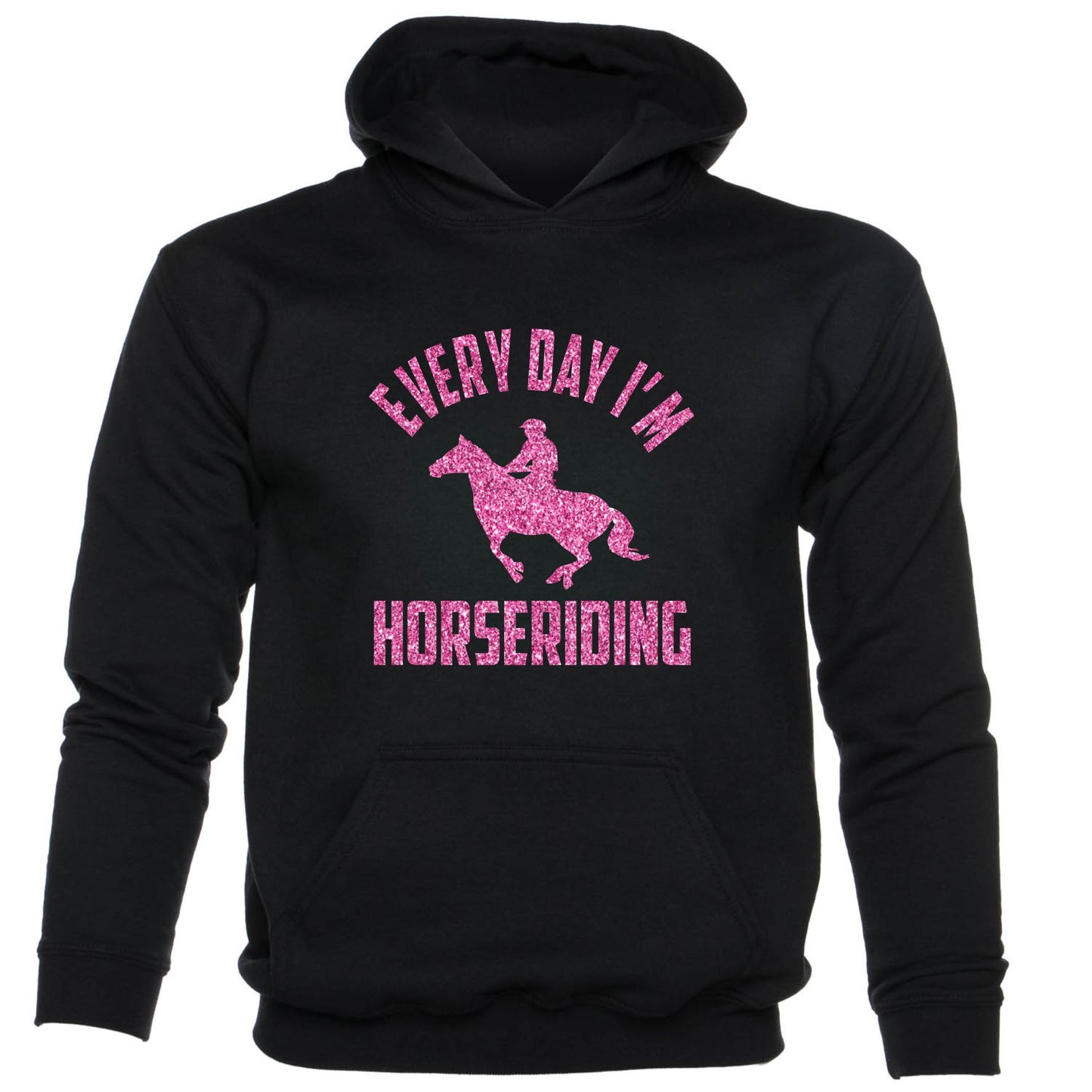 Everyday I'm Horse Riding Ponies Kids Hoodie