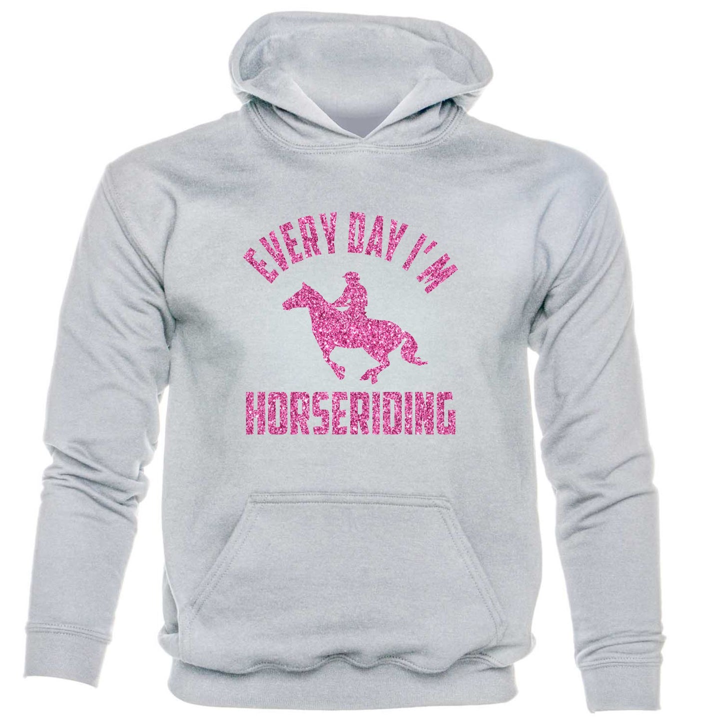 Everyday I'm Horse Riding Ponies Kids Hoodie