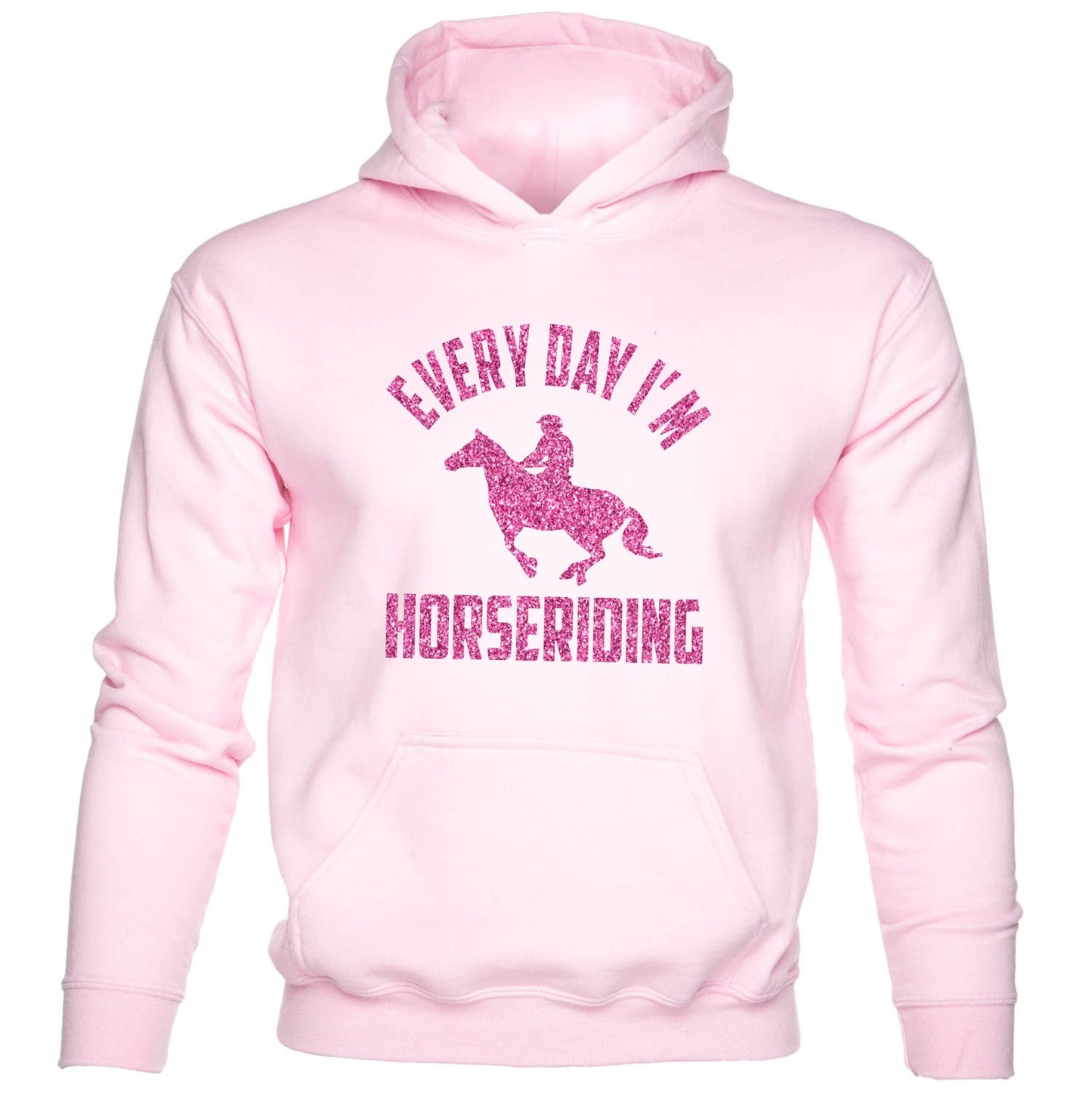 Everyday I'm Horse Riding Ponies Kids Hoodie