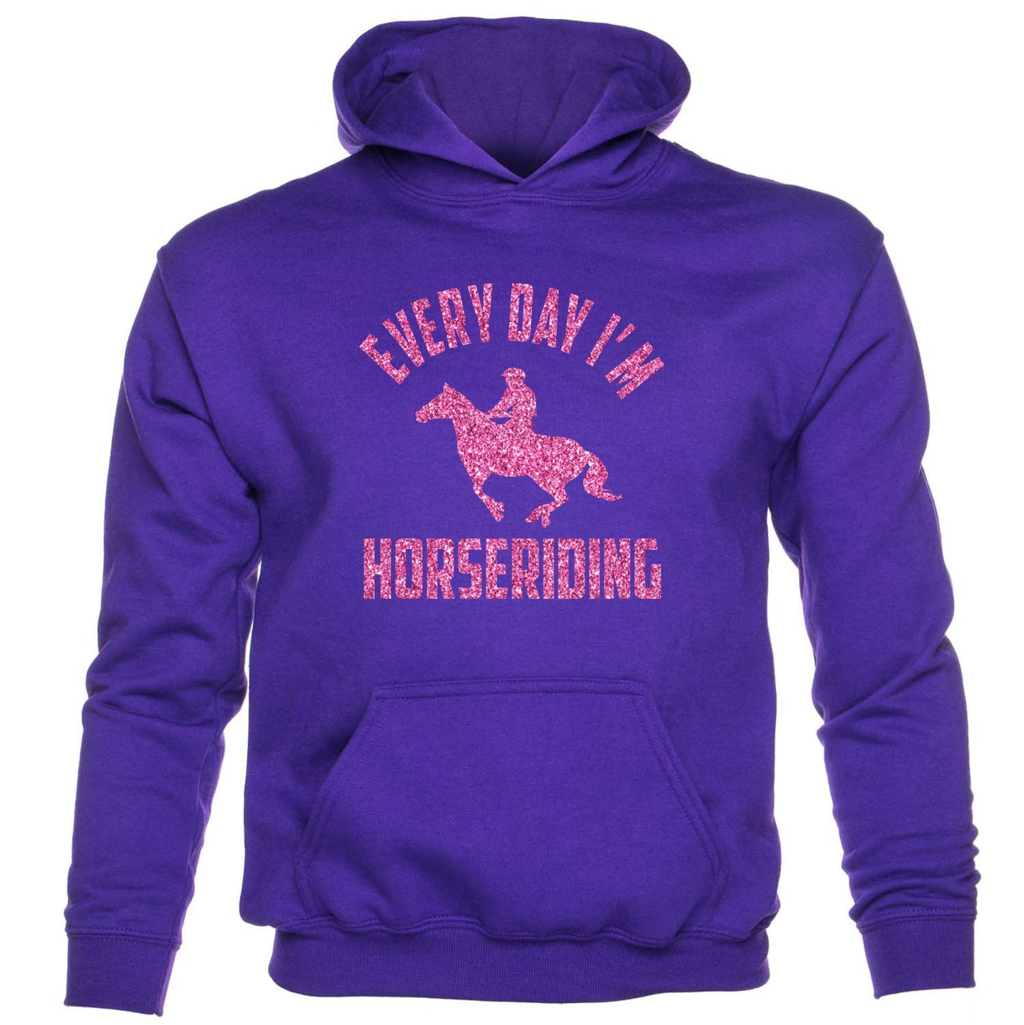 Everyday I'm Horse Riding Ponies Kids Hoodie