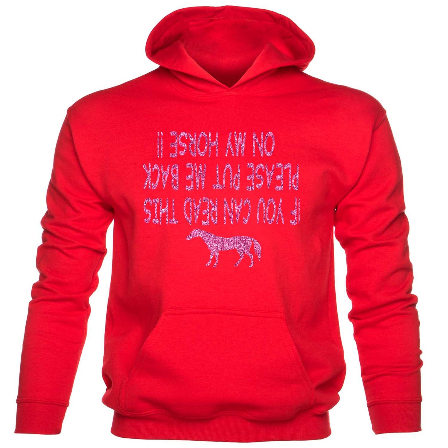 If You Can Read This Put Me On Horse kids Hoodie