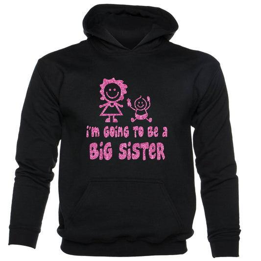 I'm Going To Be A Big Sister kids Hoodie