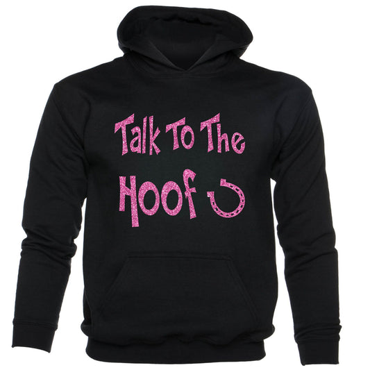 Talk To The Hoof Horse Riding Pony kids Hoodie