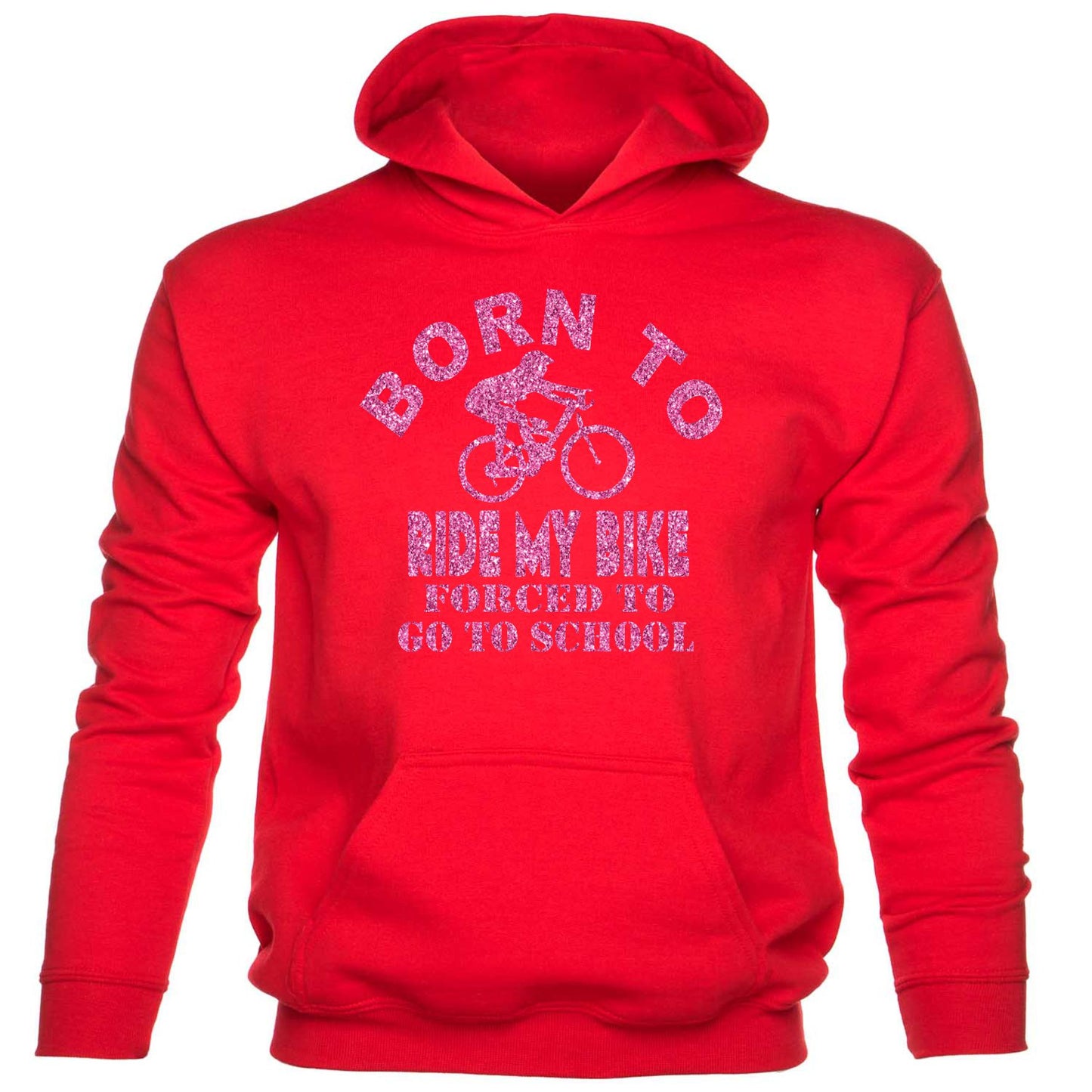 Born To Ride Forced To Go To School Horses kids Hoodie