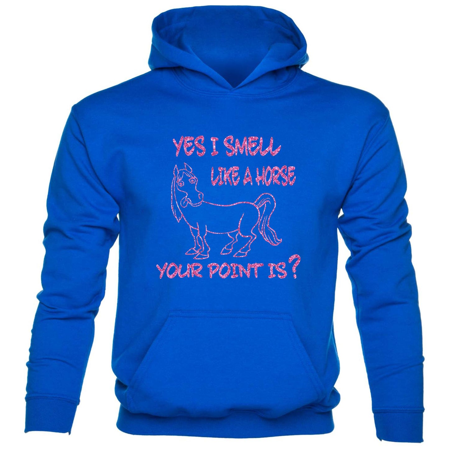Yes I Smell Like A Horse Horse Riding kids hoodie